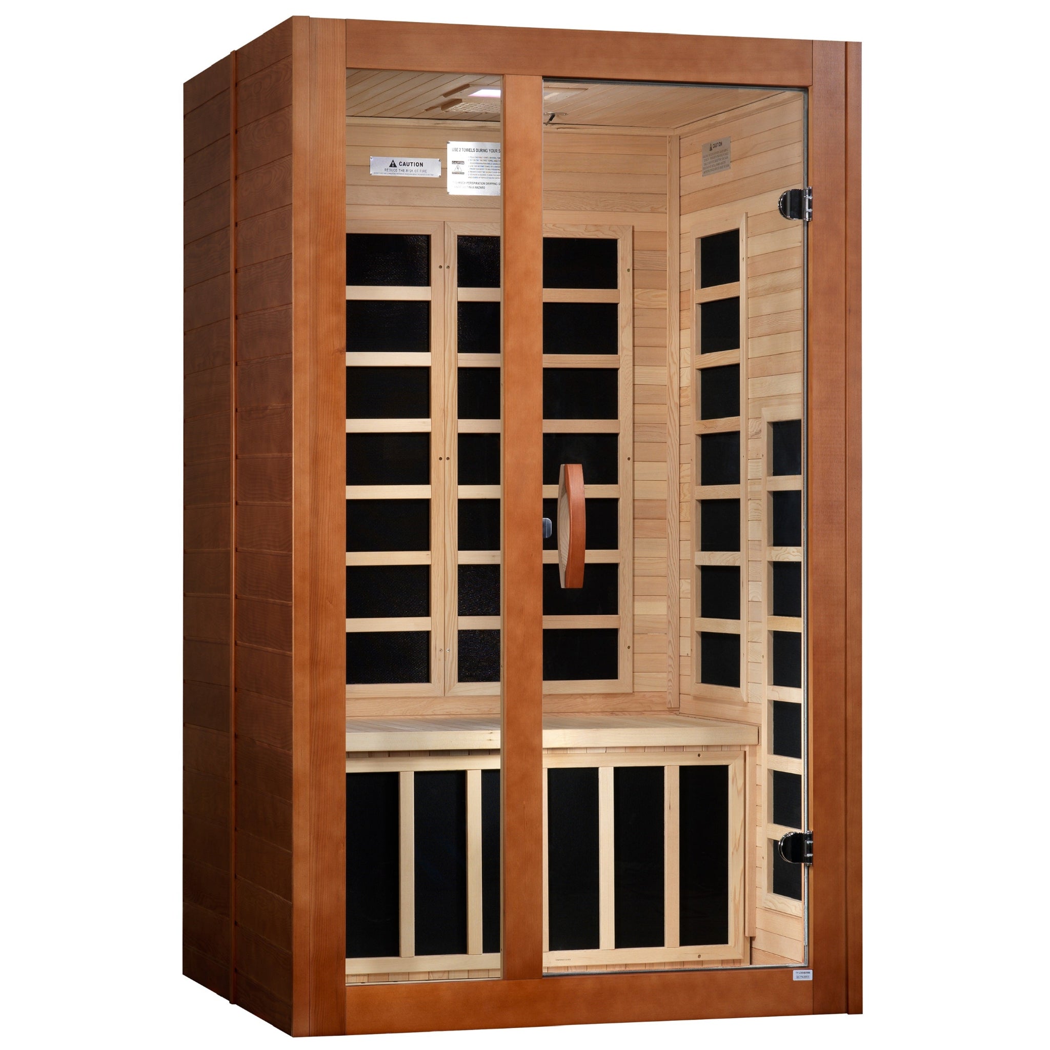 Dynamic "Santiago Elite" 2 Person Ultra Low EMF FAR Infrared Sauna (DYN-6209-02 Elite)