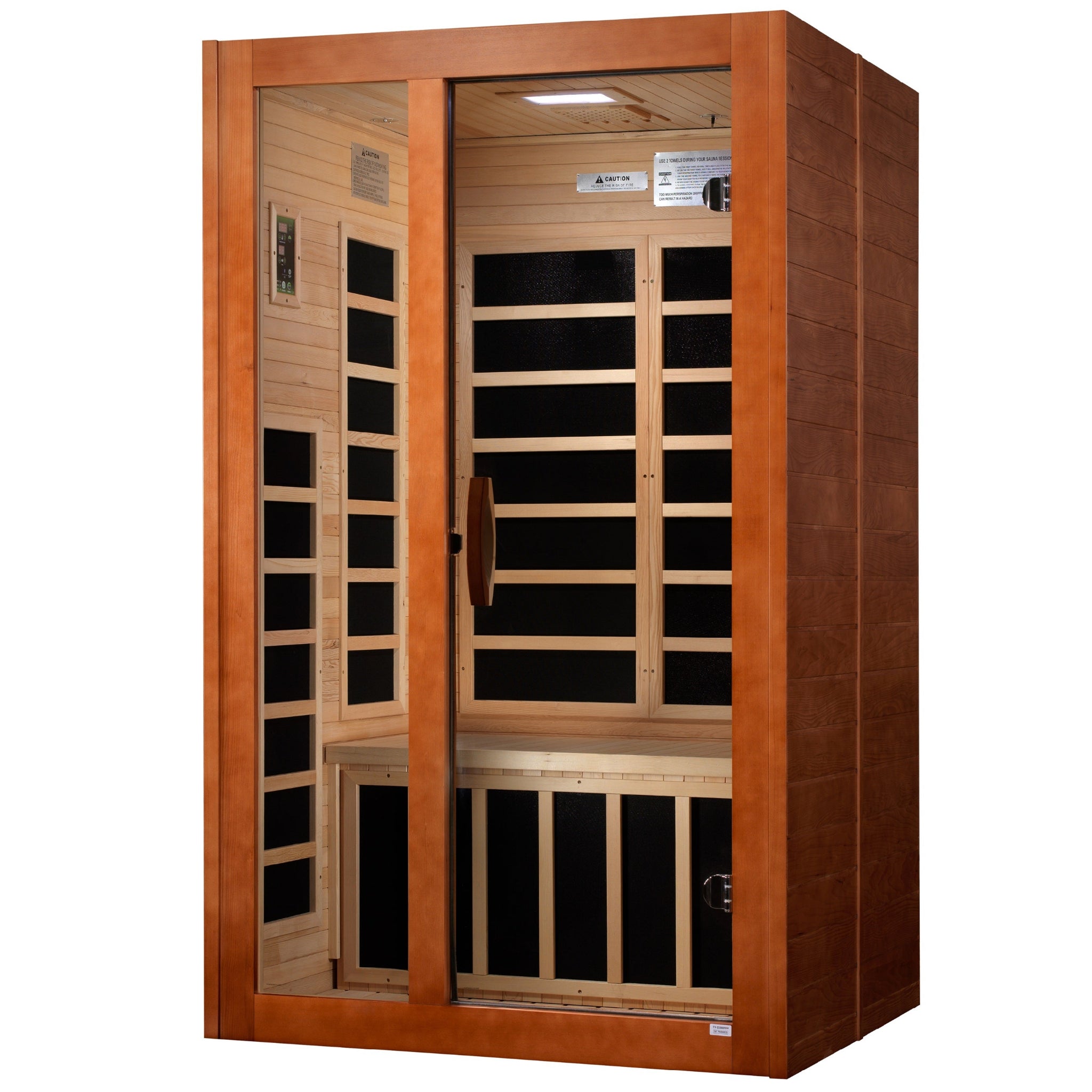 Dynamic "Santiago Elite" 2 Person Ultra Low EMF FAR Infrared Sauna (DYN-6209-02 Elite)