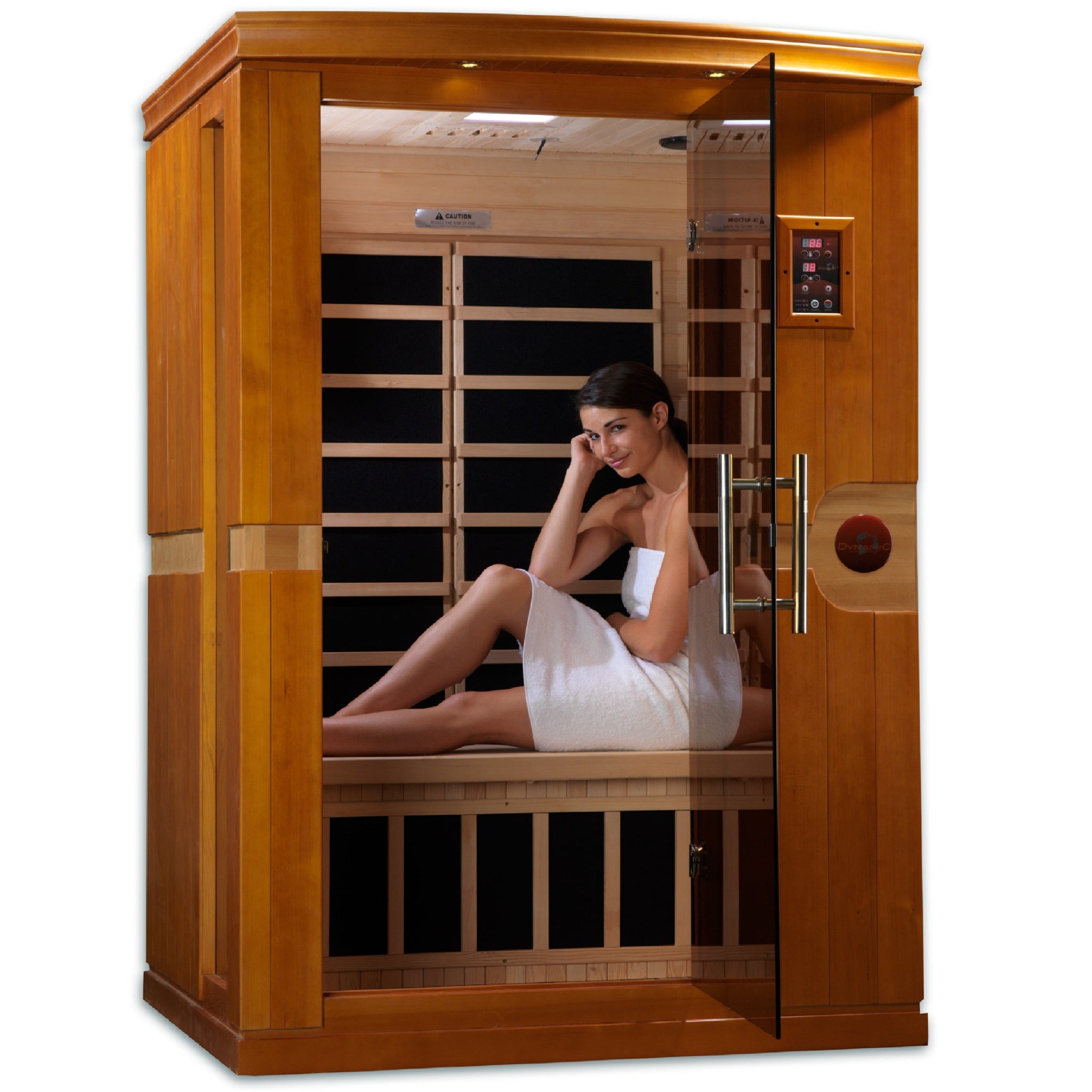 Dynamic “Venice Elite” 2 Person Ultra Low EMF FAR Infrared Sauna (DYN-6210-01 Elite)