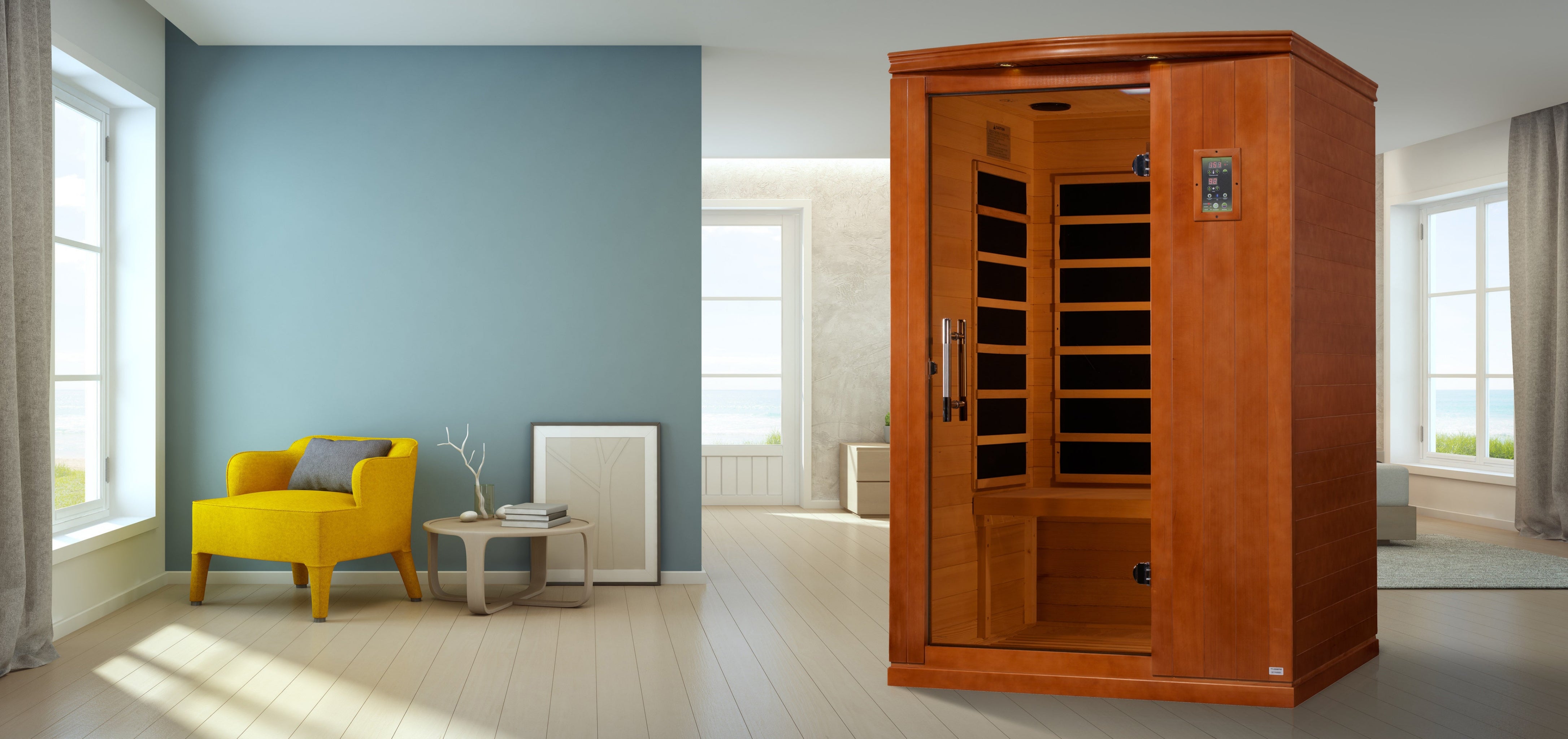 Dynamic "Venice Limited Elite" 2 Person Ultra Low EMF FAR Infrared Sauna (DYN-6210-04 Elite)