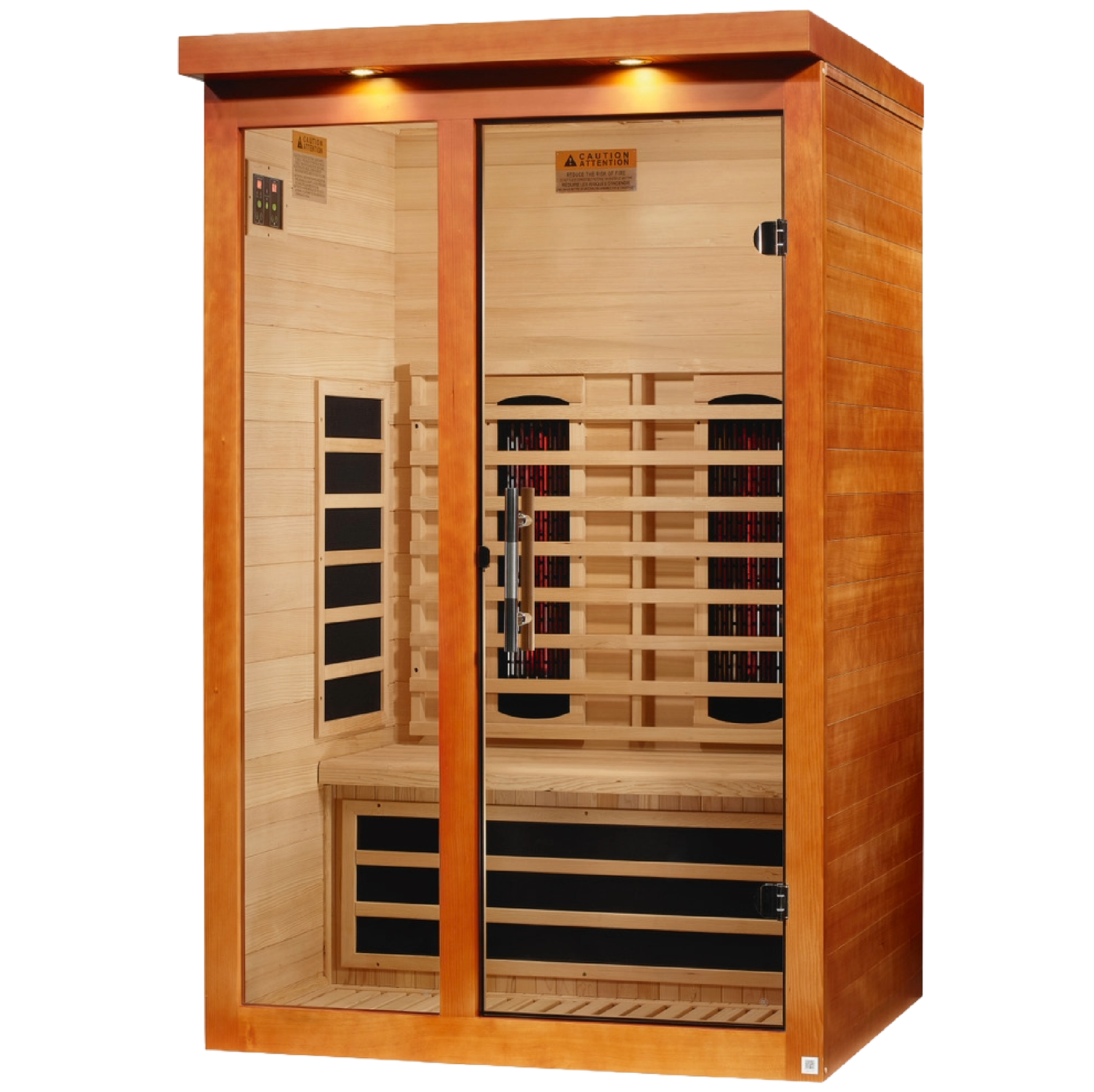 Dynamic Llumeneres 2 Person Full Spectrum Near Zero EMF FAR Infrared Sauna (DYN-6215-03 FS)