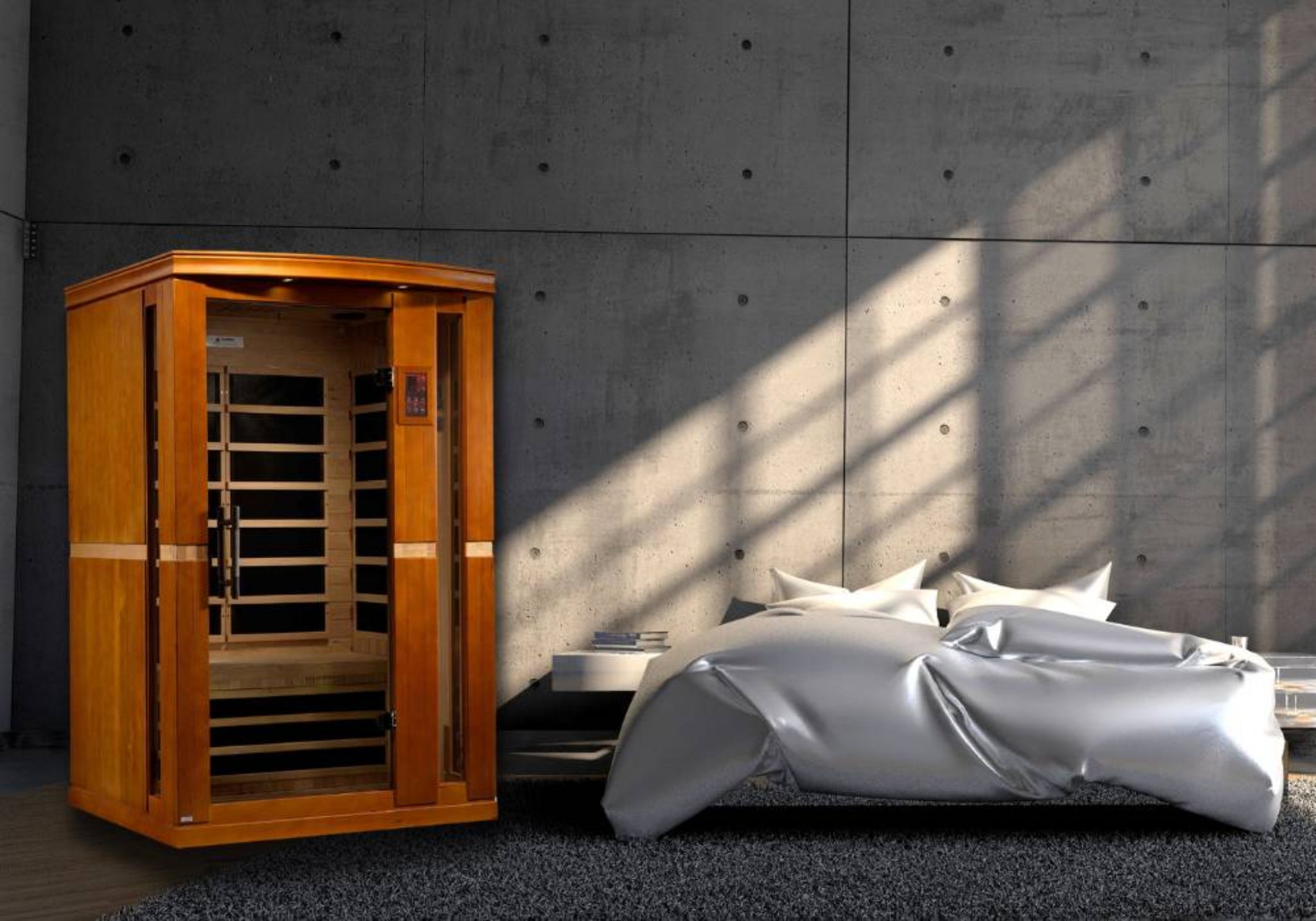 Dynamic “Vittoria Elite” 2 Person Ultra Low EMF FAR Infrared Sauna (DYN-6220-01 Elite)