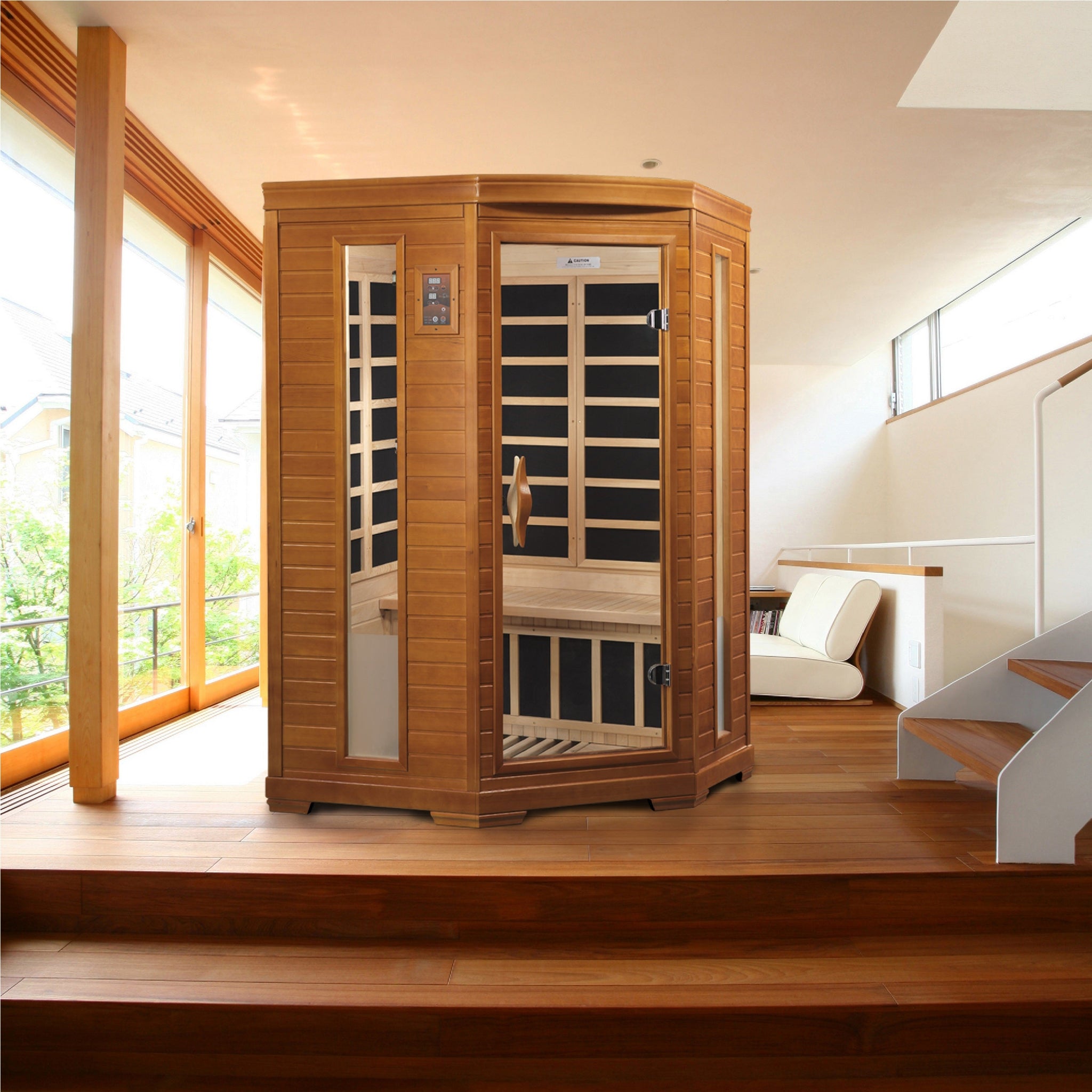 Dynamic “Heming” 2 Person Low EMF FAR Infrared Sauna (DYN-6225-02)