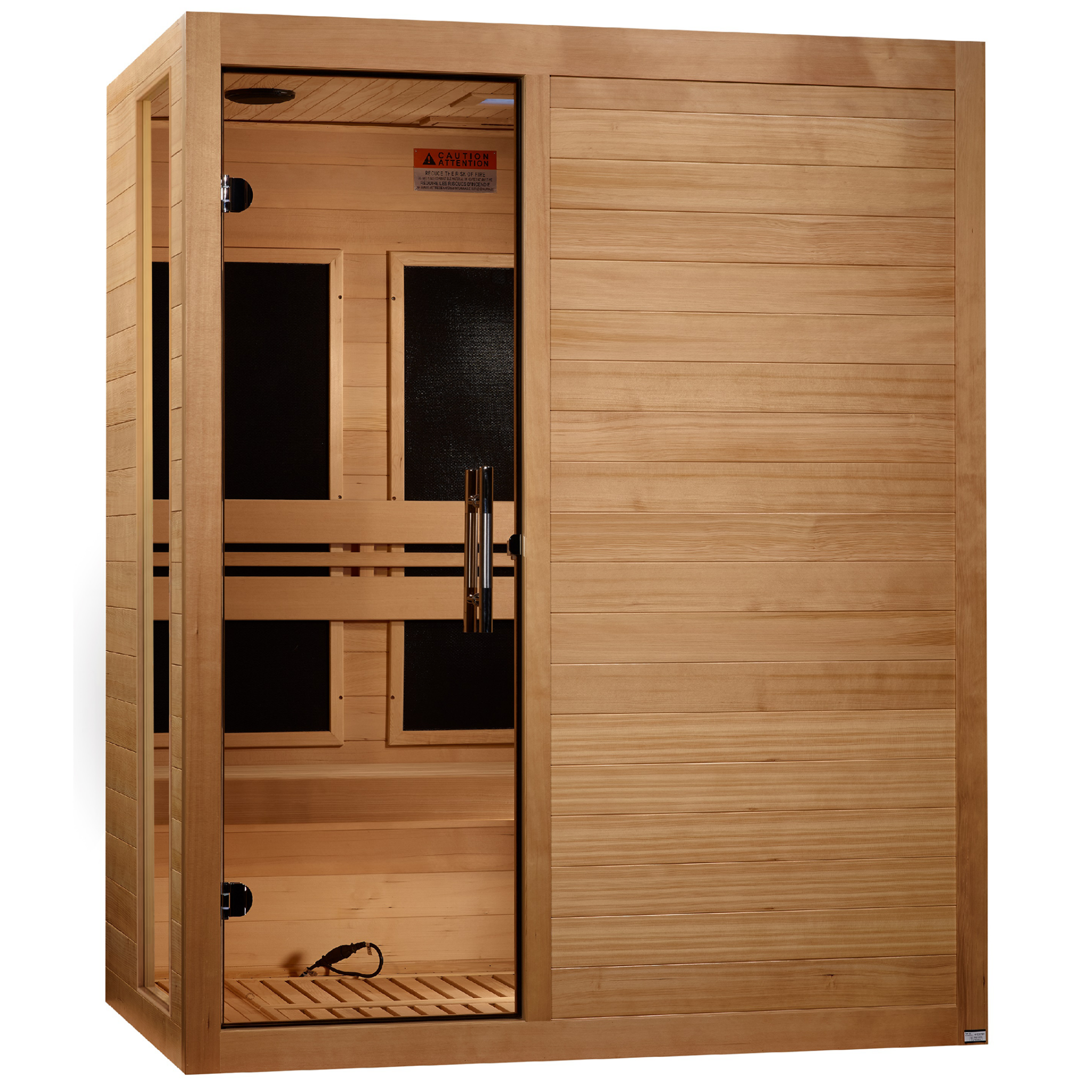Dynamic “Toscana” 3 Person Low EMF FAR Infrared Sauna (DYN-6315-05)