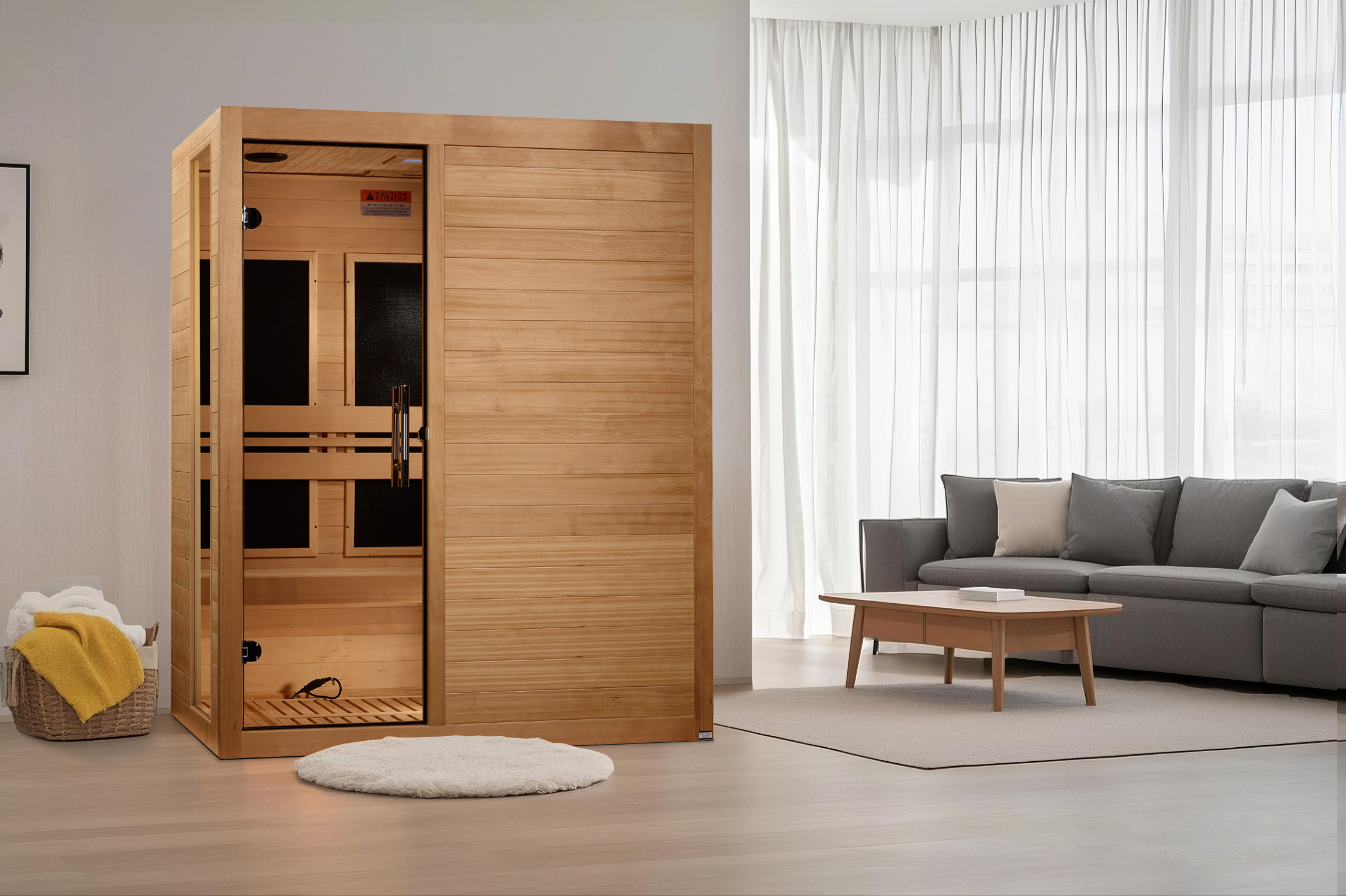 Dynamic "Toscana Elite" 3 Person Ultra Low EMF FAR Infrared Sauna (DYN-6315-05 Elite)