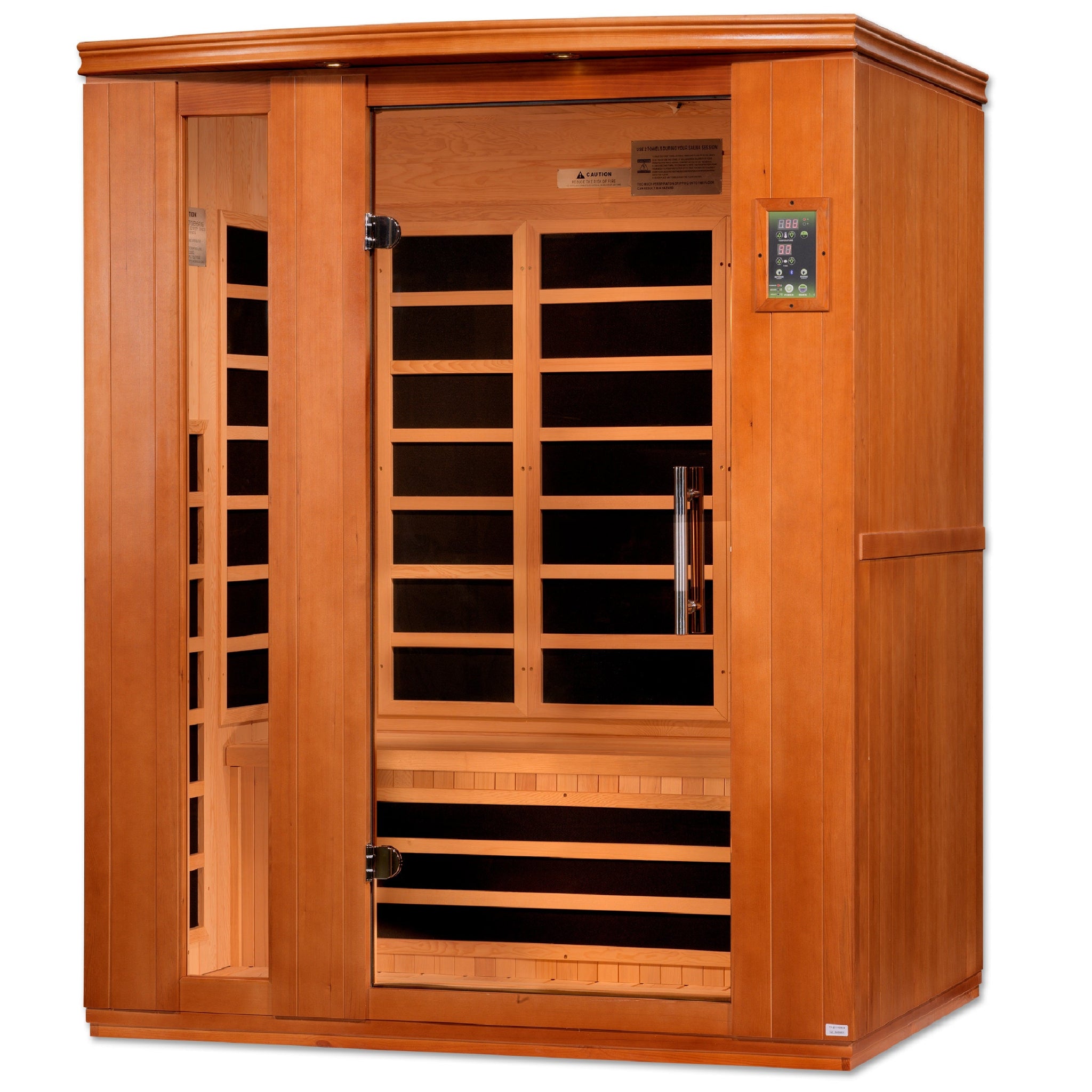 Dynamic “Lugano” 3 Person Low EMF FAR Infrared Sauna (DYN-6336-02)