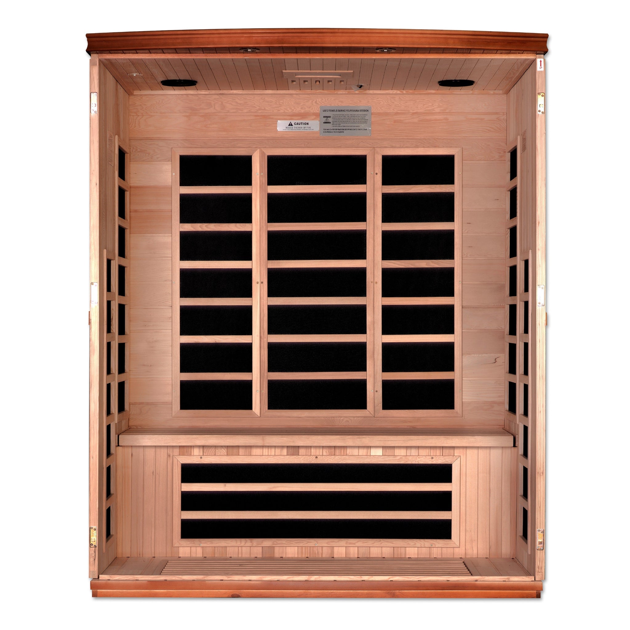 Dynamic “Lugano” 3 Person Low EMF FAR Infrared Sauna (DYN-6336-02)