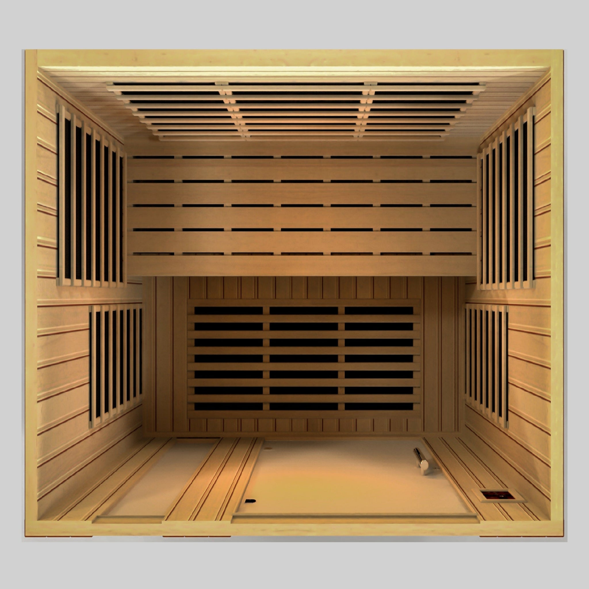 Dynamic "Lugano Elite" 3 Person Ultra Low EMF FAR Infrared Sauna (DYN-6336-02 Elite)