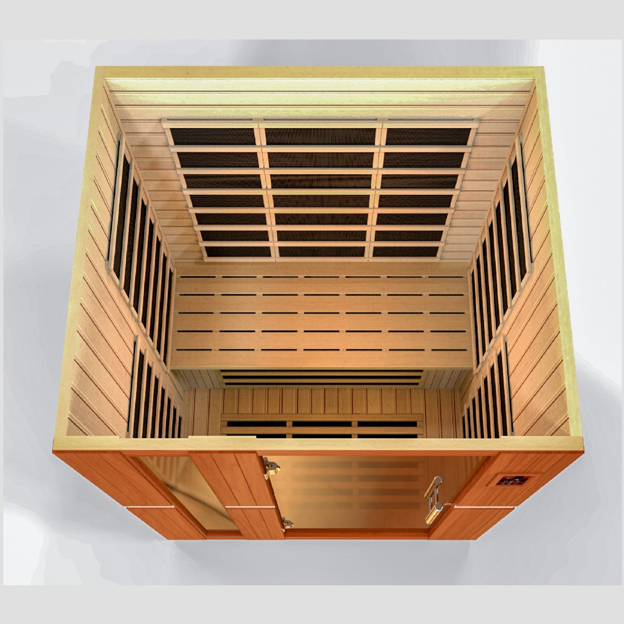 Dynamic "Lugano Elite" 3 Person Ultra Low EMF FAR Infrared Sauna (DYN-6336-02 Elite)