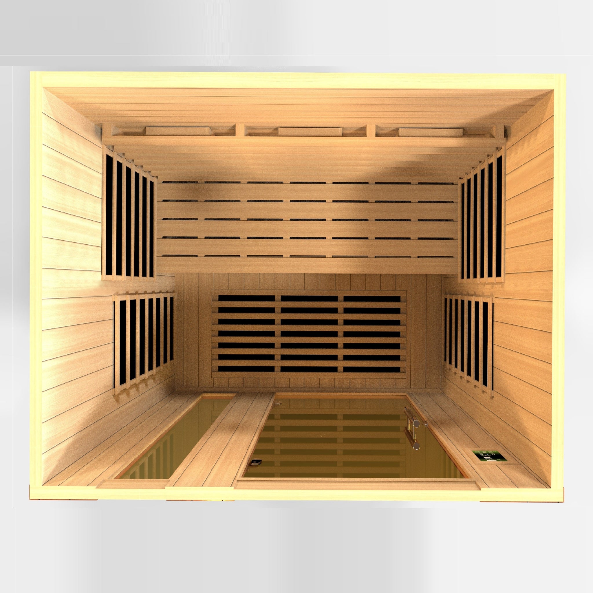 Dynamic Lugano 3 Person Full Spectrum Near Zero EMF Infrared Sauna (DYN-6336-03 FS)