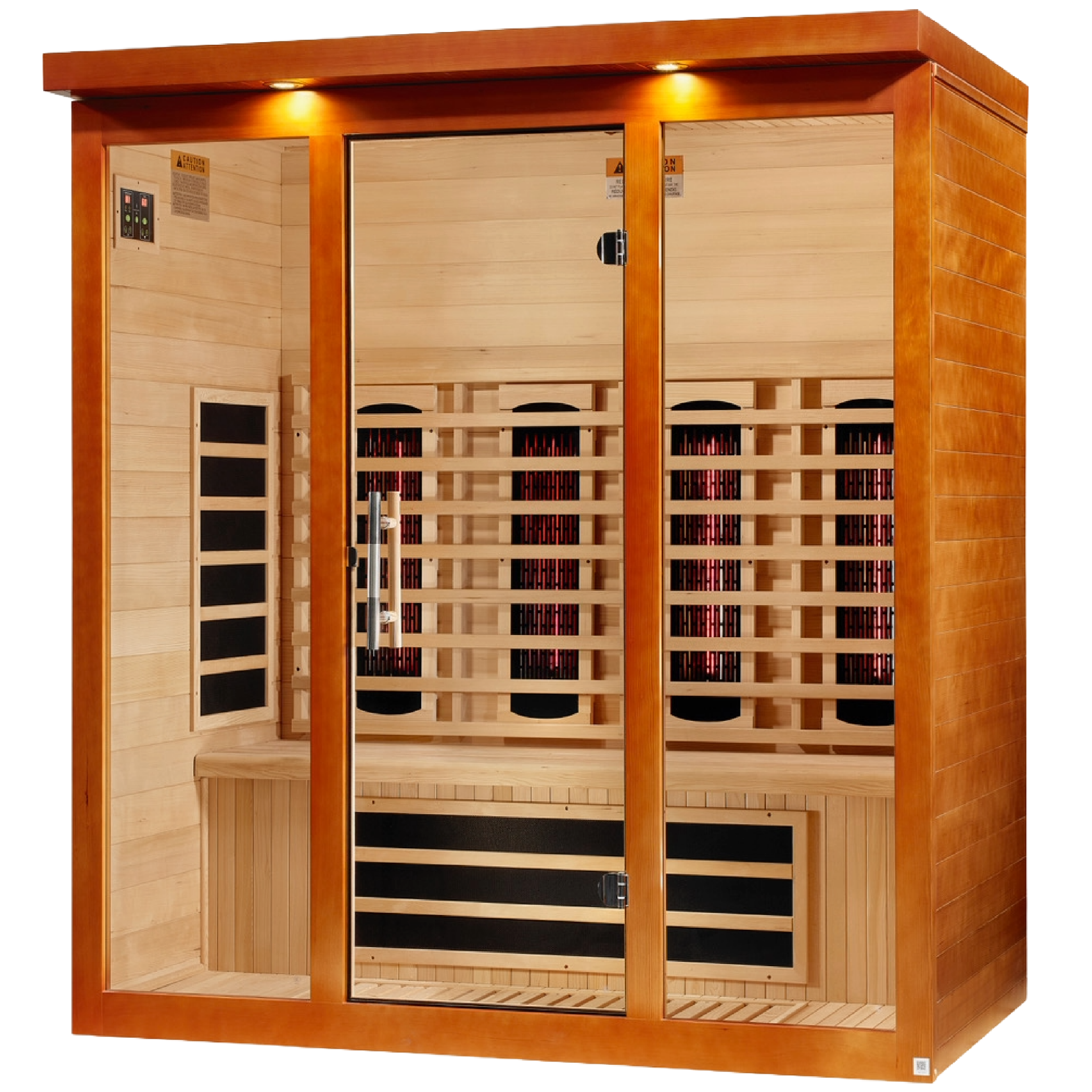Dynamic Vila Grande 4 Person Full Spectrum Near Zero EMF Infrared Sauna (DYN-6415-03 FS)