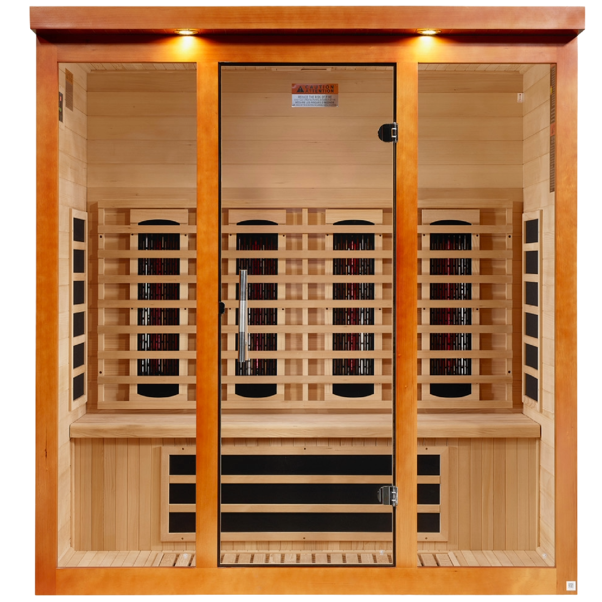 Dynamic Vila Grande 4 Person Full Spectrum Near Zero EMF Infrared Sauna (DYN-6415-03 FS)