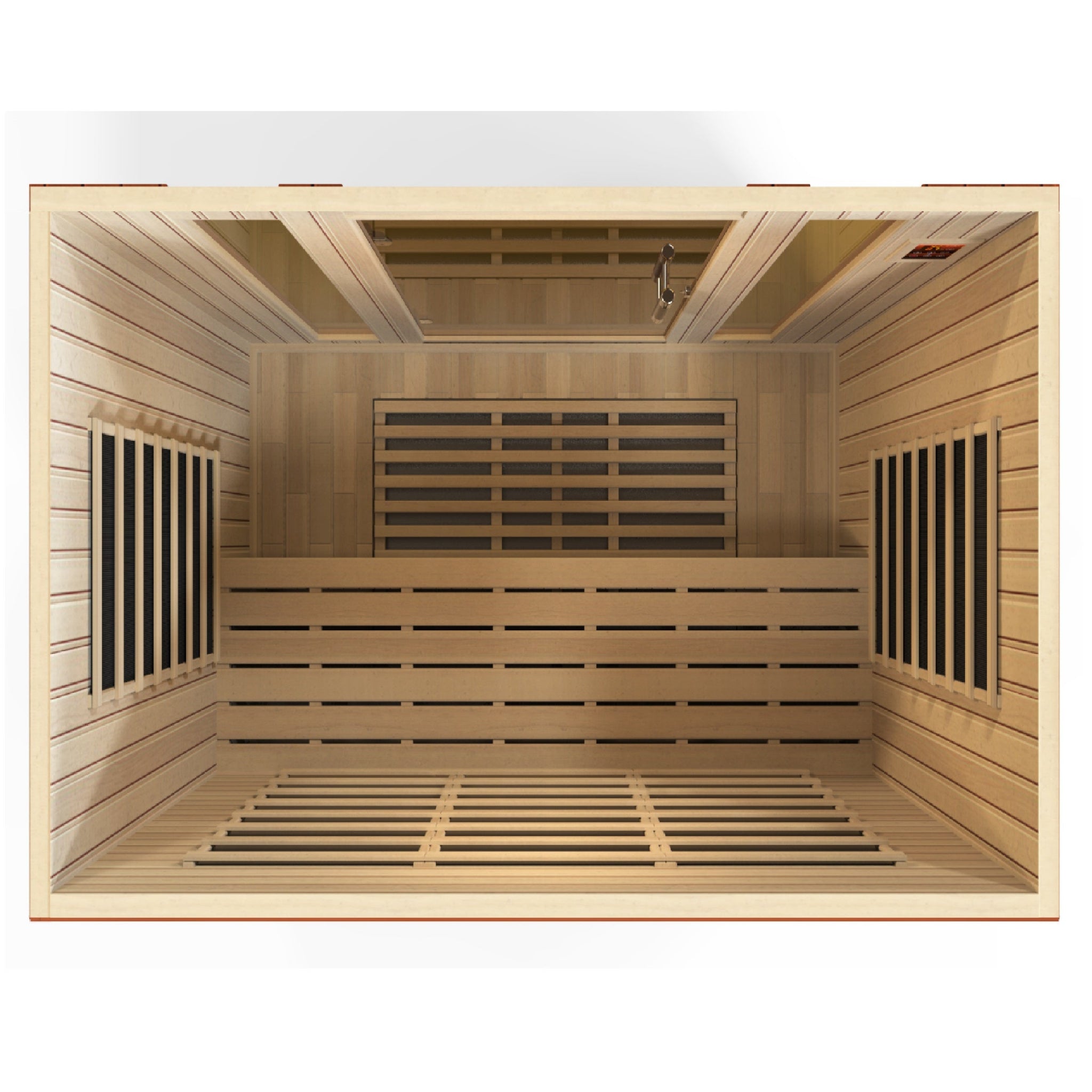 Dynamic “Bergamo” 4 Person Low EMF FAR Infrared Sauna (DYN-6440-01)