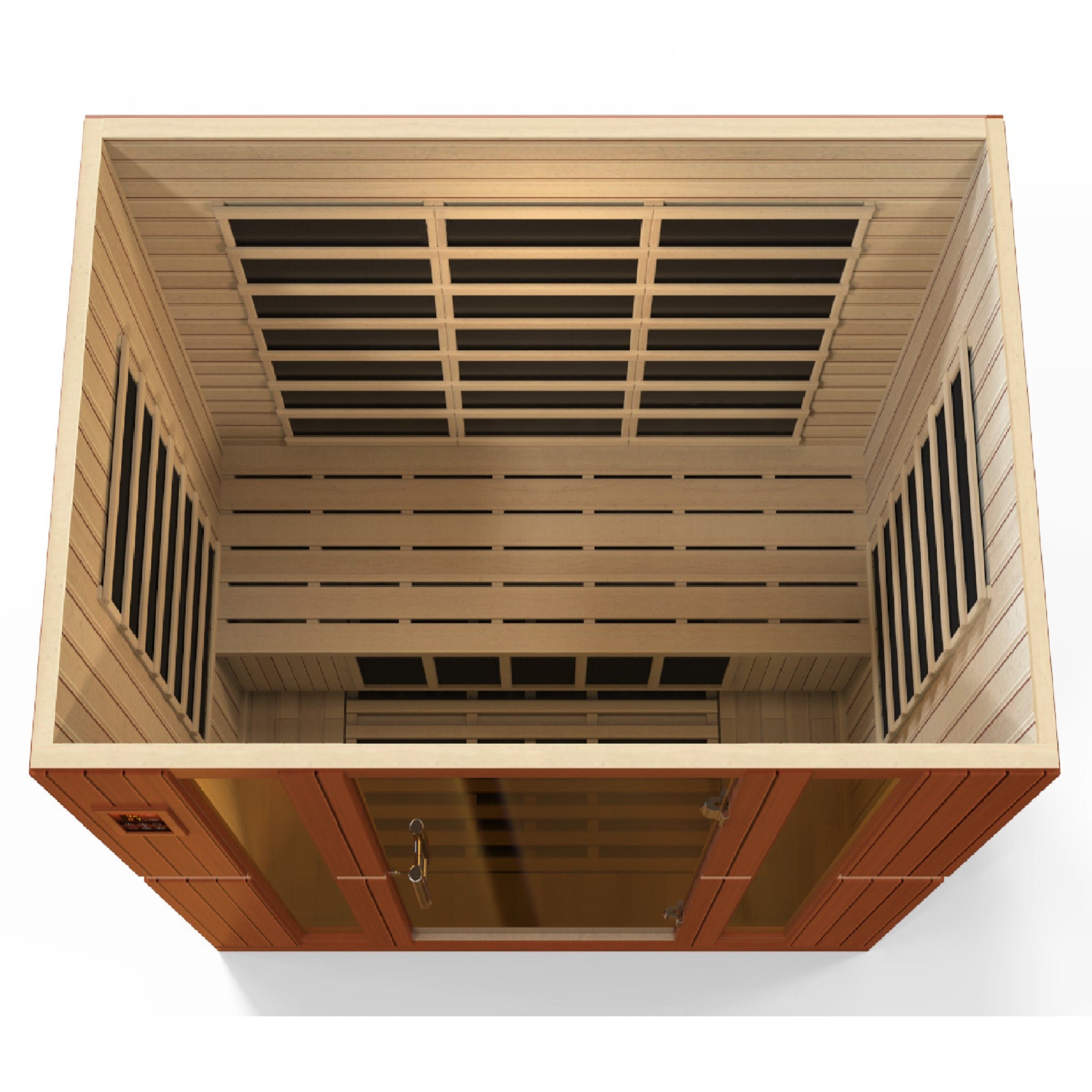 Dynamic “Bergamo” 4 Person Low EMF FAR Infrared Sauna (DYN-6440-01)