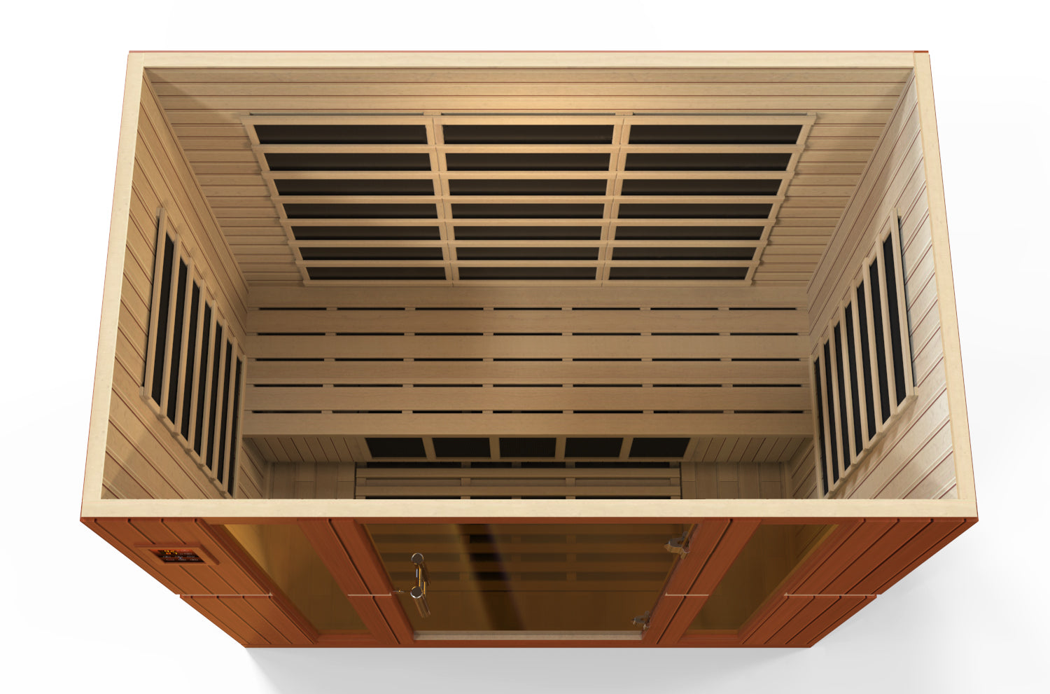 Dynamic "Bergamo Elite" 4 Person Ultra Low EMF FAR Infrared Sauna (DYN-6440-01 Elite)