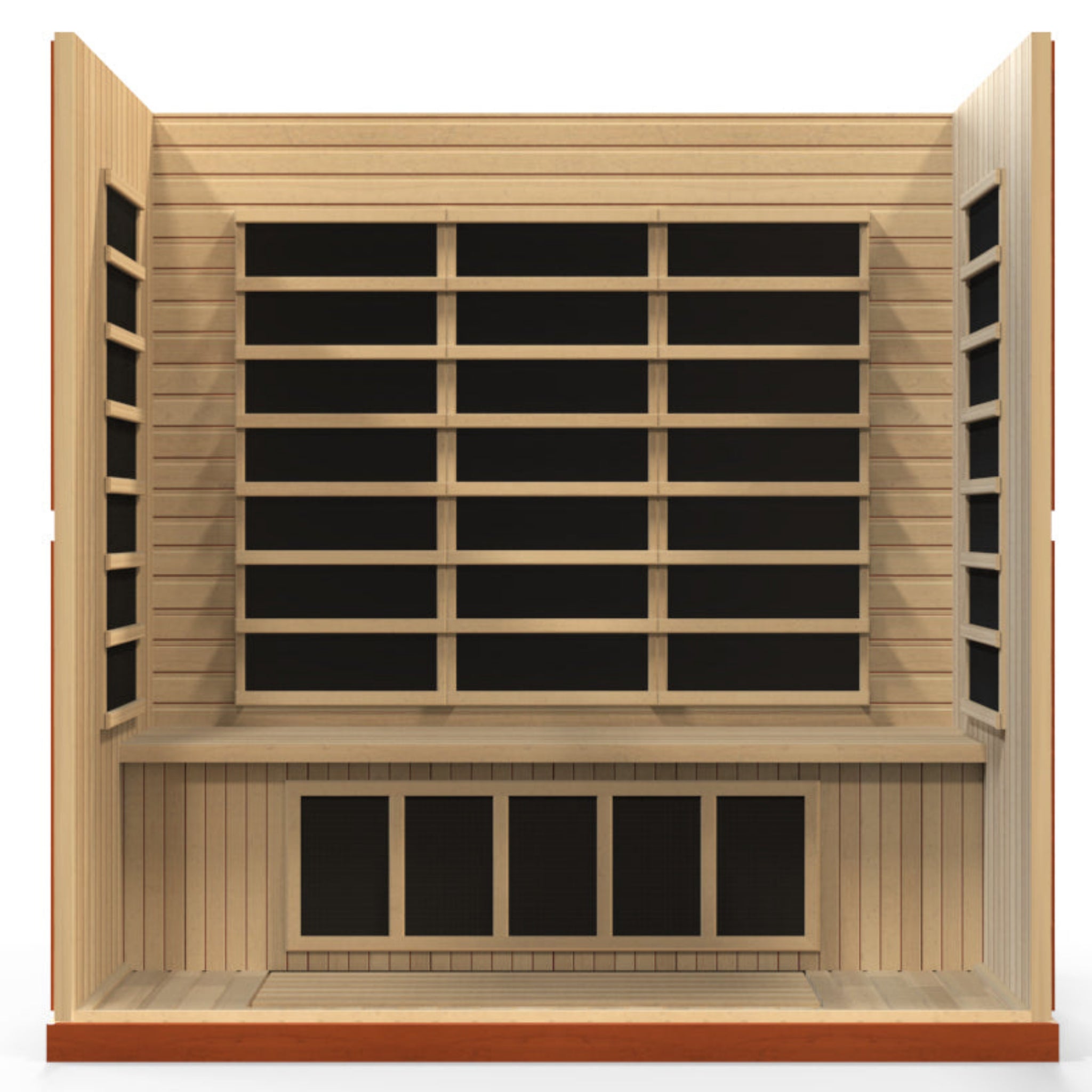 Dynamic "Bergamo Elite" 4 Person Ultra Low EMF FAR Infrared Sauna (DYN-6440-01 Elite)