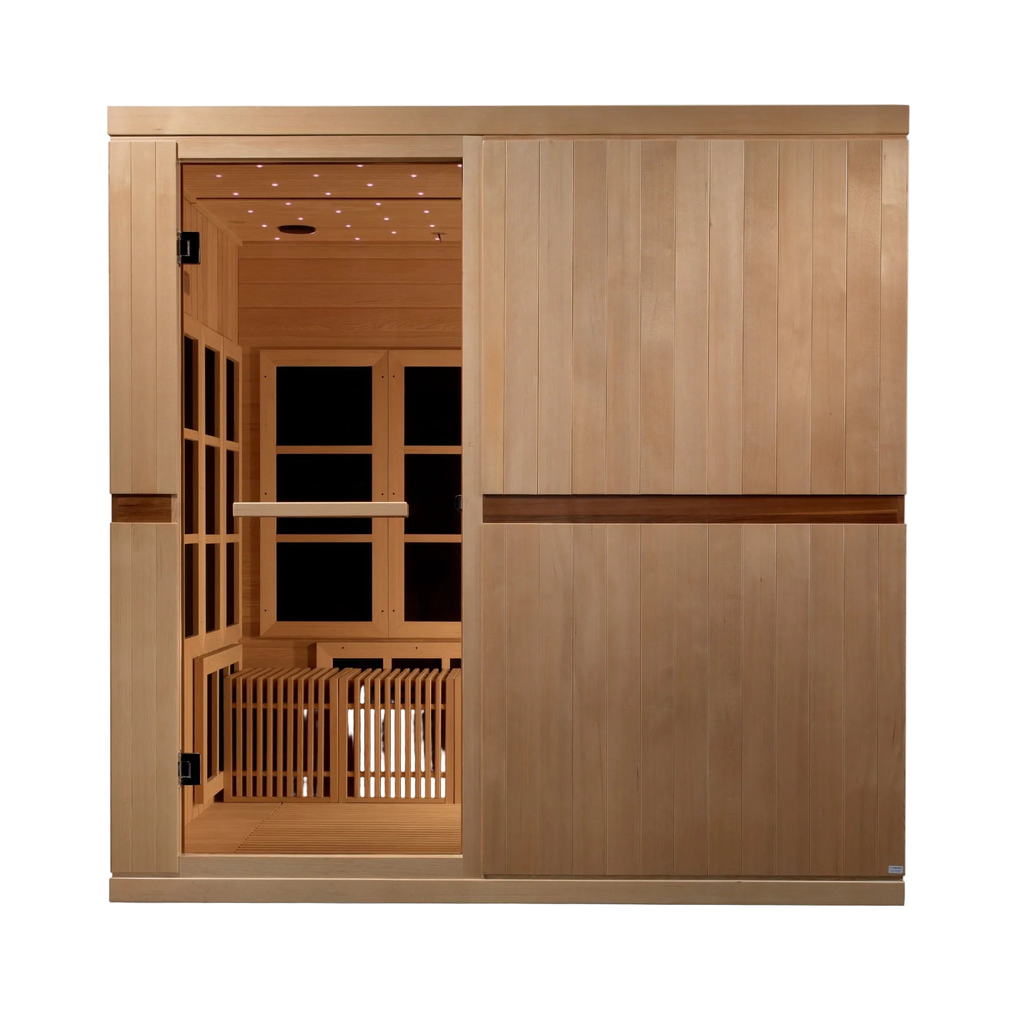 Golden Designs “Catalonia” 8 Person Near Zero EMF FAR Infrared Sauna (GDI-6880-02 Elite)