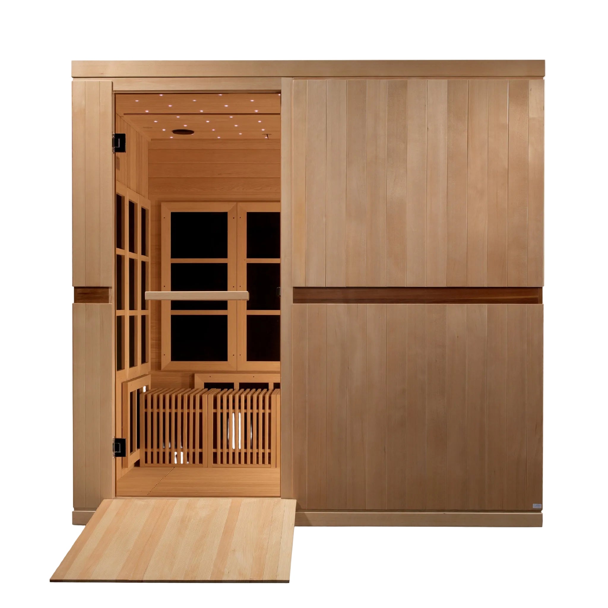Golden Designs “Catalonia” 8 Person Near Zero EMF FAR Infrared Sauna (GDI-6880-02 Elite)