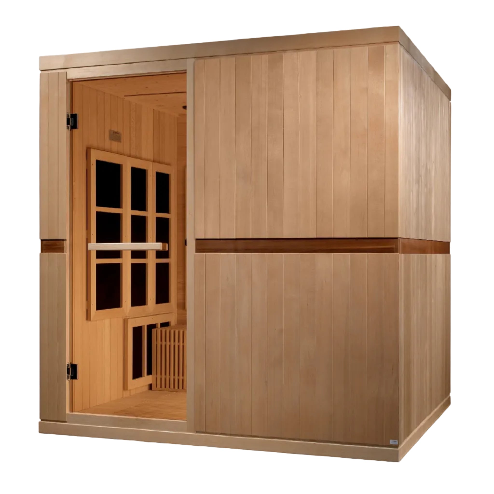 Golden Designs “Catalonia” 8 Person Near Zero EMF FAR Infrared Sauna (GDI-6880-02 Elite)
