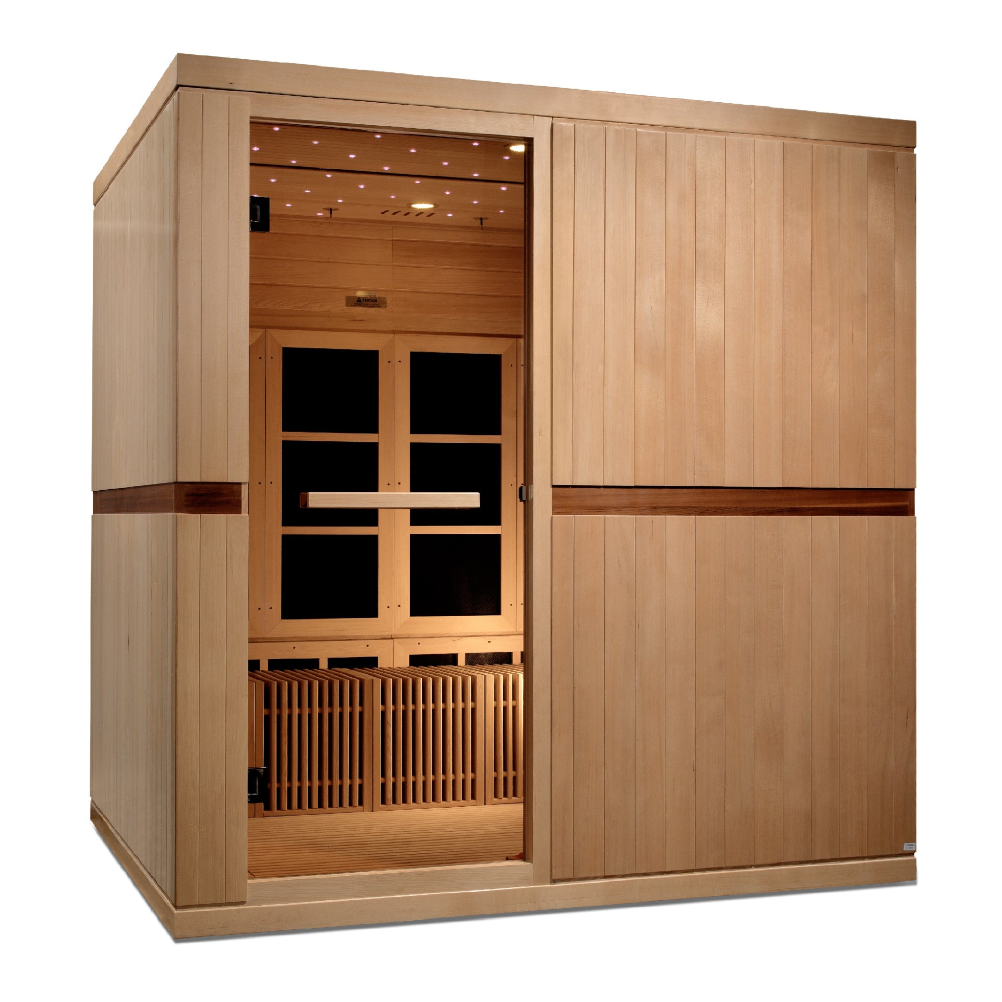Golden Designs “Catalonia” 8 Person Near Zero EMF FAR Infrared Sauna (GDI-6880-02 Elite)