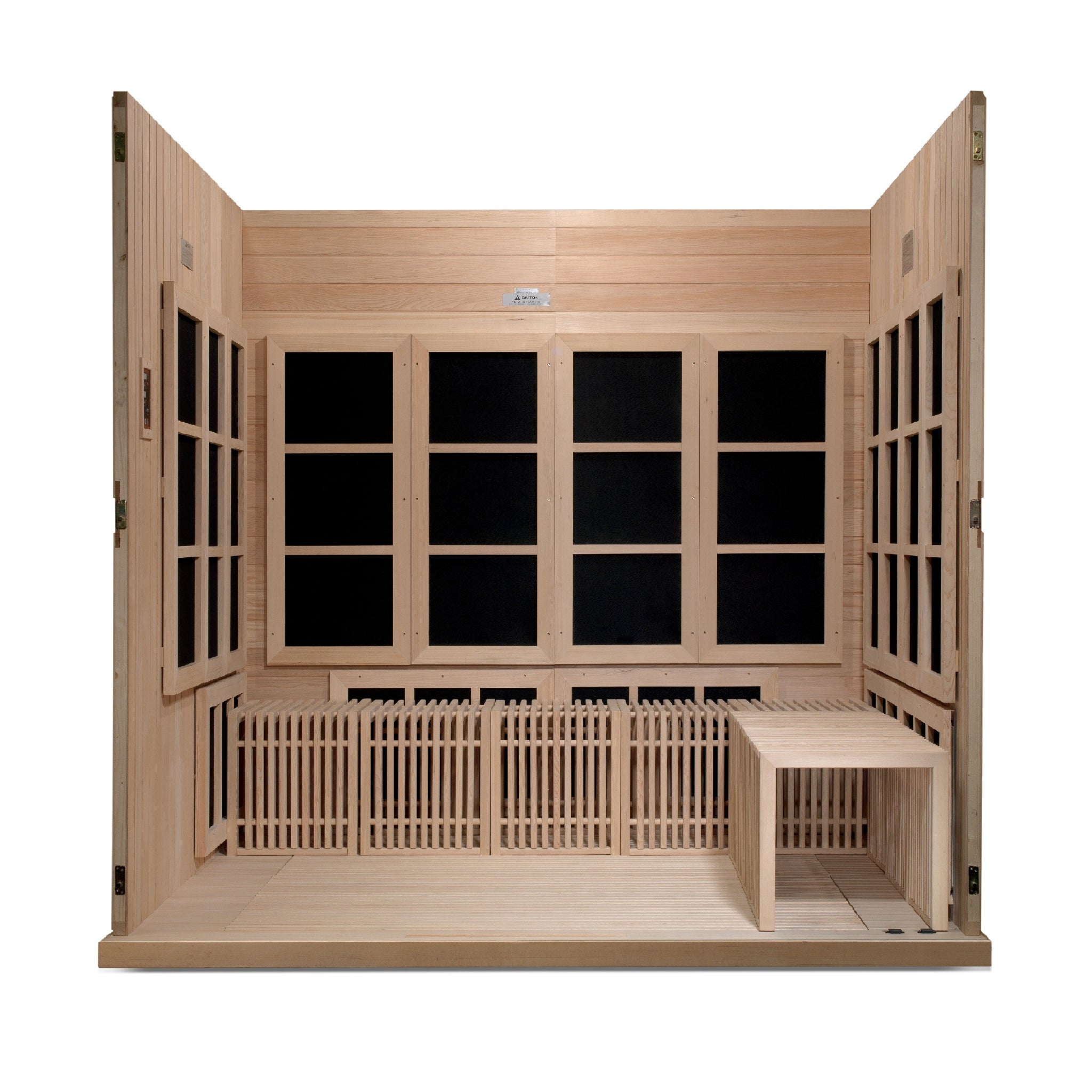 Golden Designs “Catalonia” 8 Person Near Zero EMF FAR Infrared Sauna (GDI-6880-02 Elite)