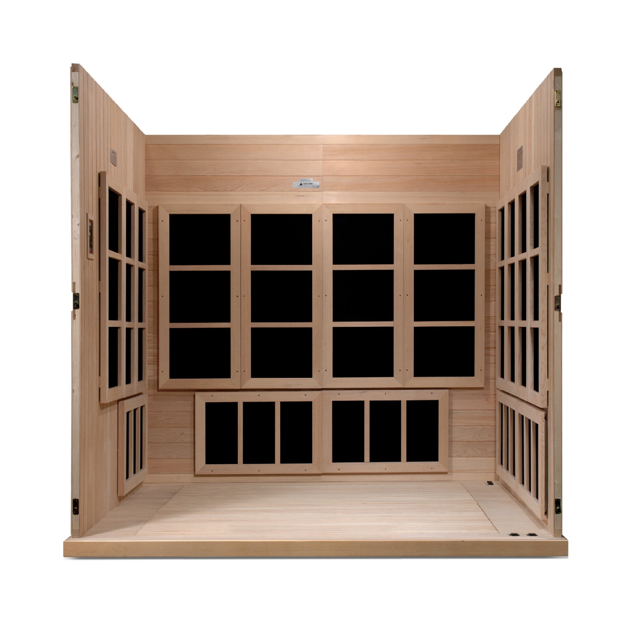 Golden Designs “Catalonia” 8 Person Near Zero EMF FAR Infrared Sauna (GDI-6880-02 Elite)