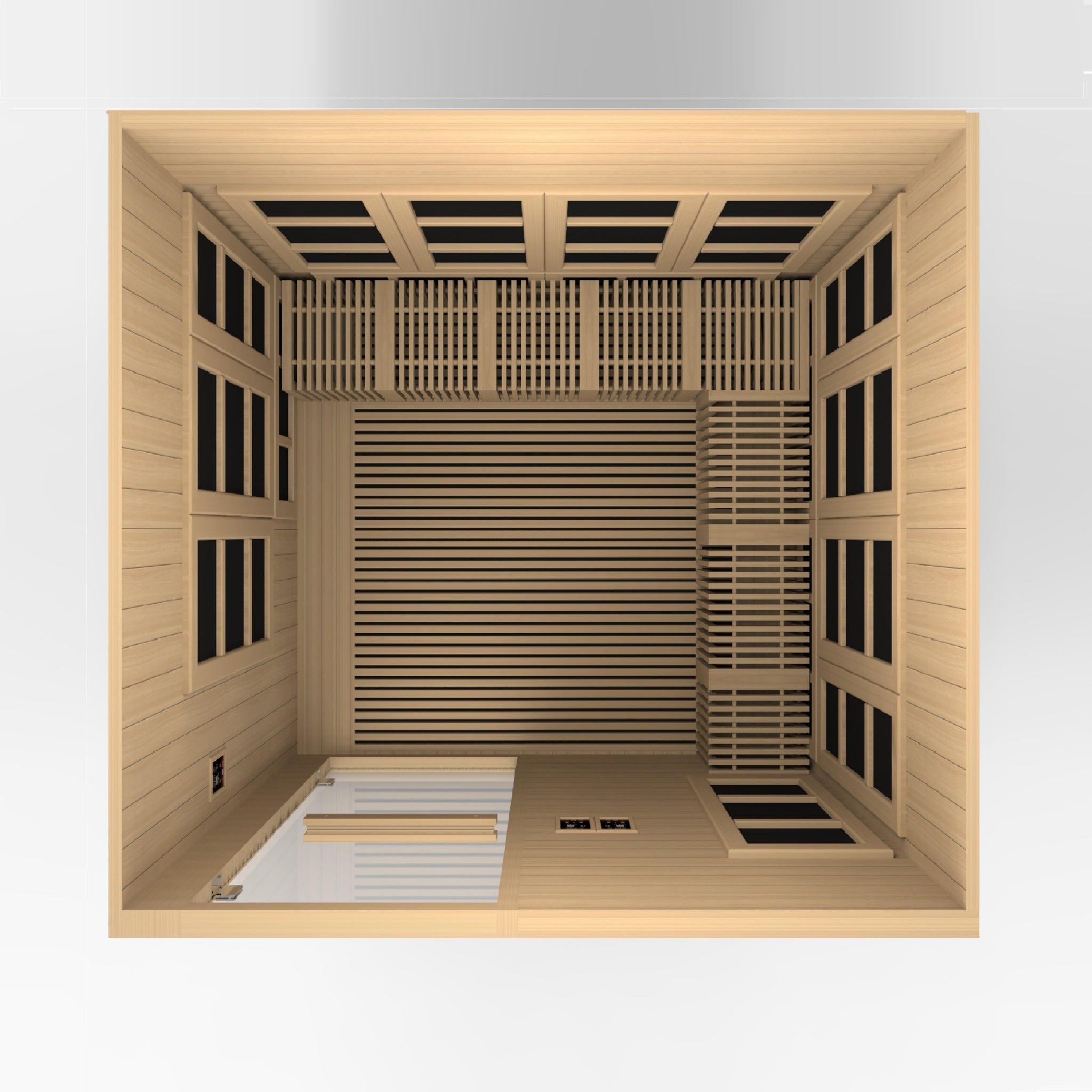 Golden Designs “Catalonia” 8 Person Near Zero EMF FAR Infrared Sauna (GDI-6880-02 Elite)
