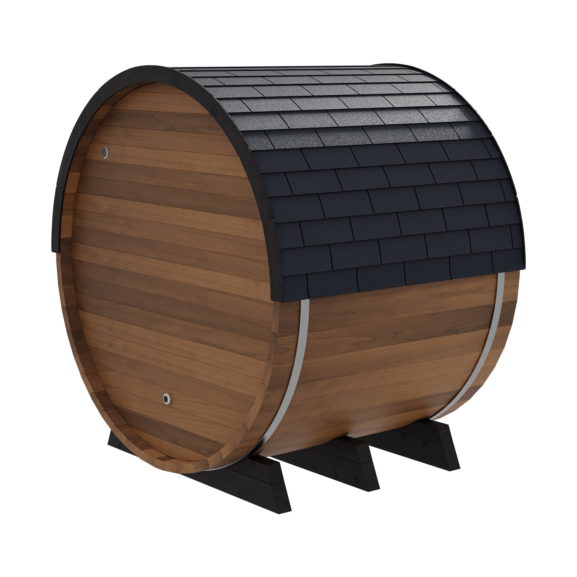 Finnmark FD-6 Cedar Combination Barrel Sauna (4-Person)