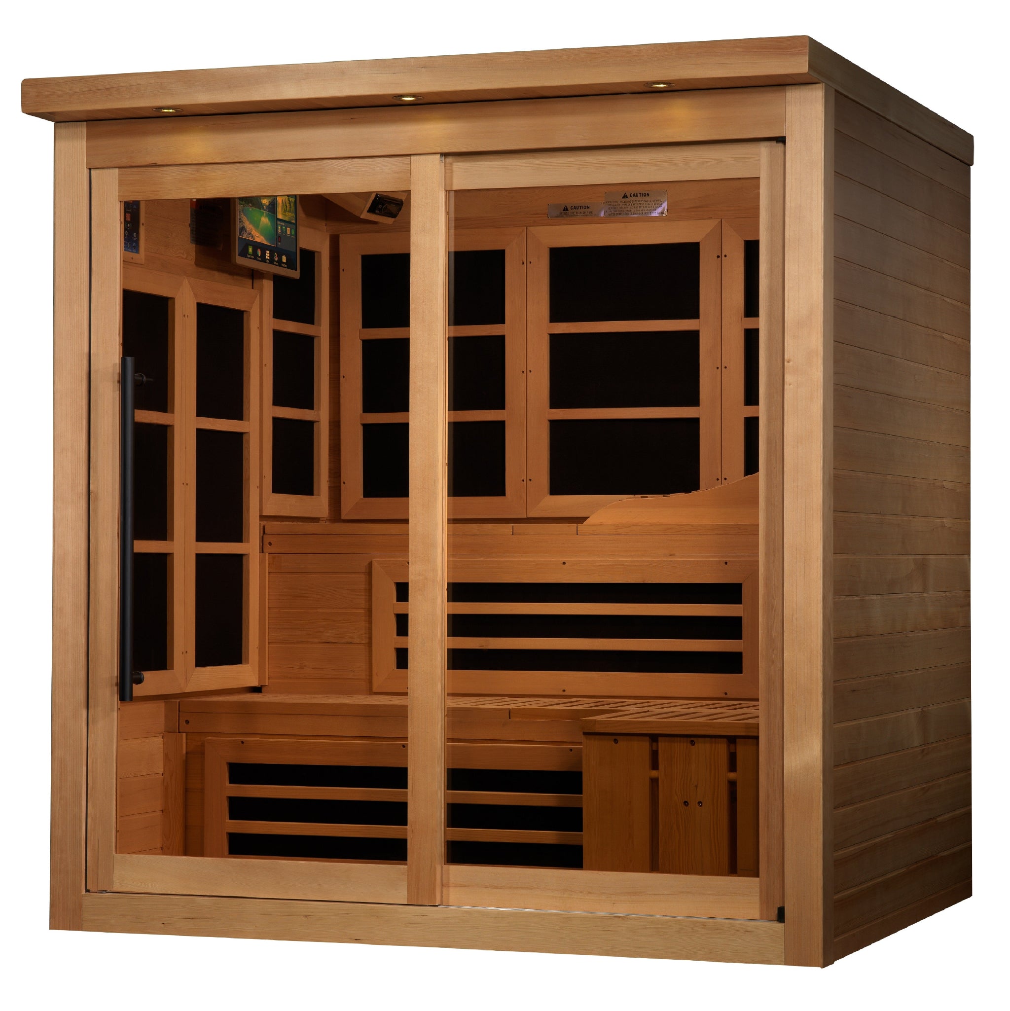 Golden Designs Monaco 6-Person Near Zero EMF Far Infrared Sauna (GDI-6996-02)