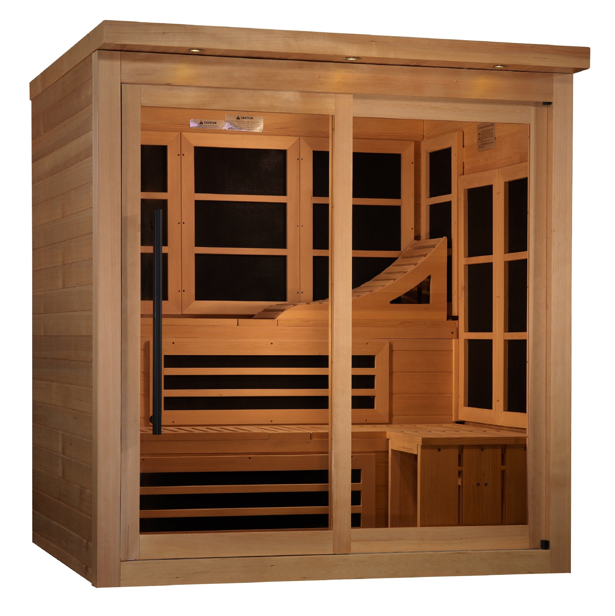 Golden Designs Monaco 6-Person Near Zero EMF Far Infrared Sauna (GDI-6996-02)