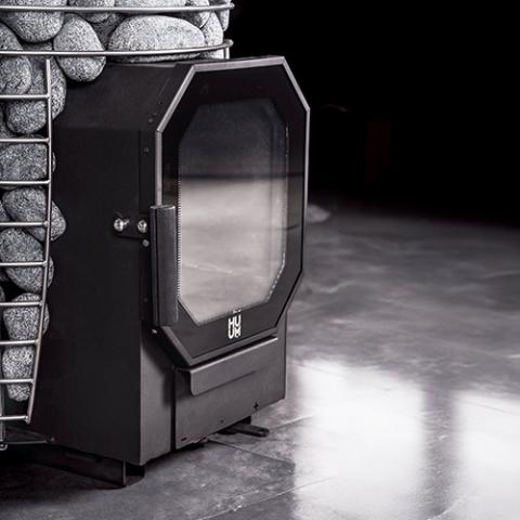 HUUM HIVE Flow Mini — Wood-Burning Sauna Stove (8.5kW)