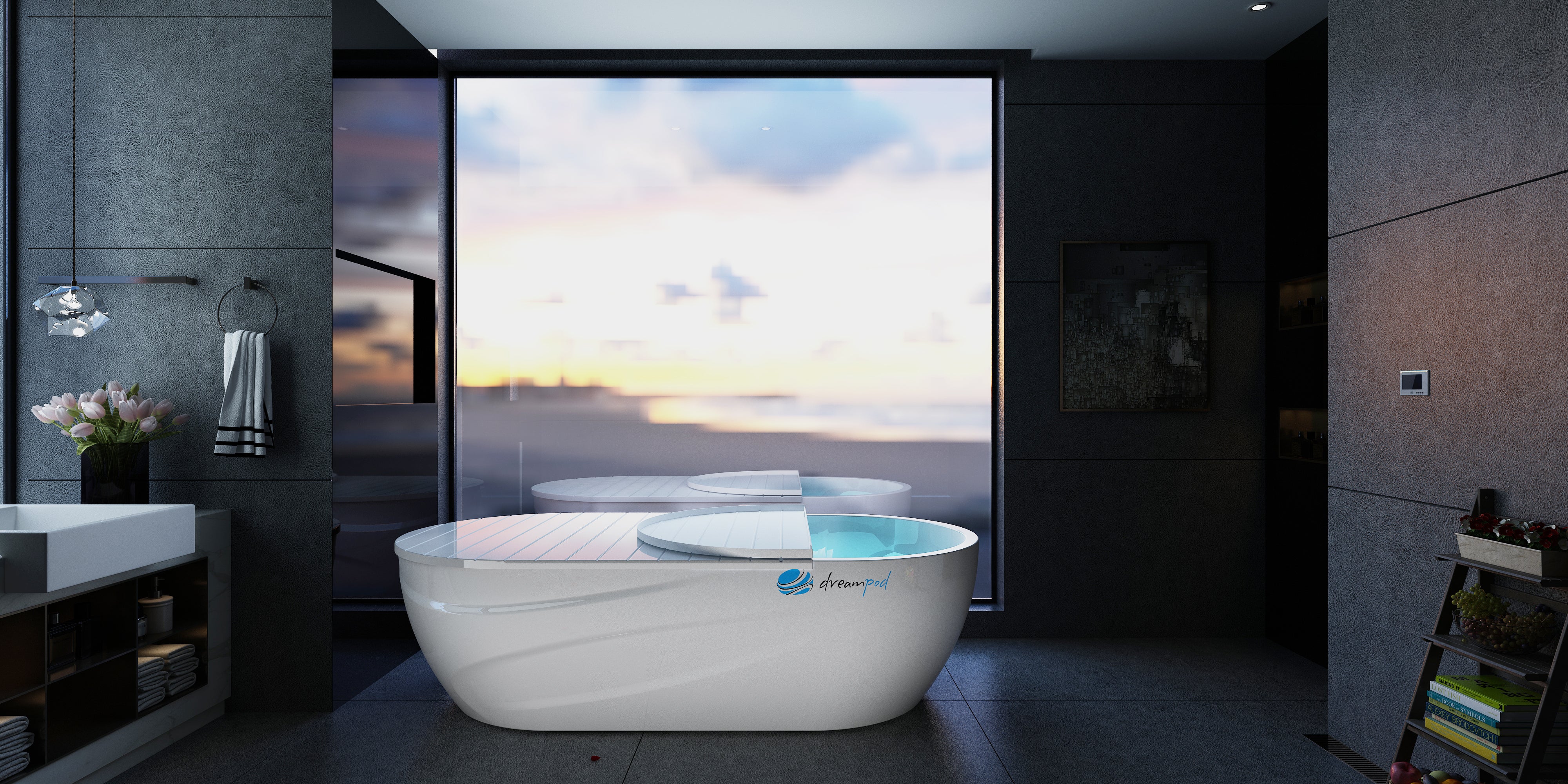 Dreampod Mineral Soaker – Heated Hydrotherapy Mineral Bath