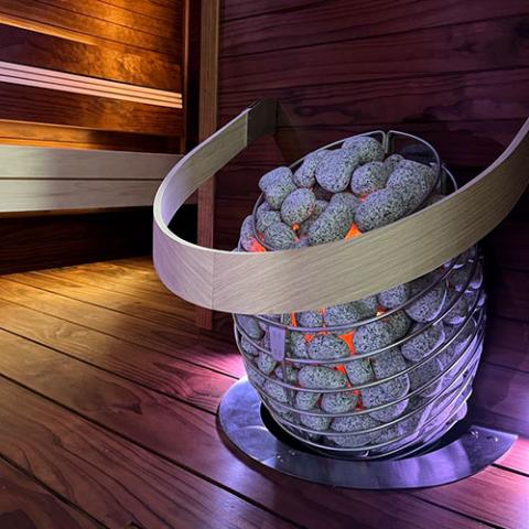 HUUM DROP 4.5 — Wall-Mounted Electric Sauna Heater (4.5kW)