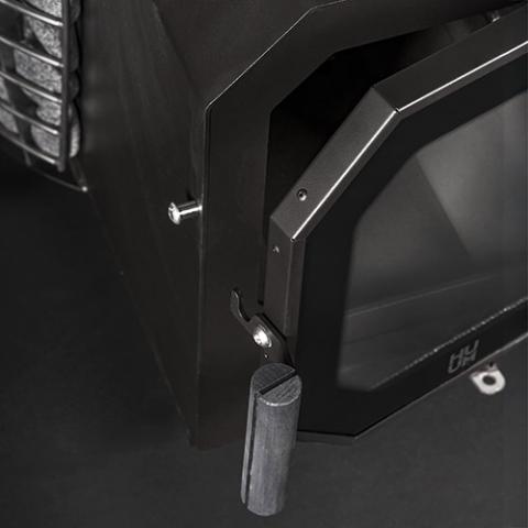 HUUM HIVE FLOW LS — Wood-Burning Sauna Stove w/ Firebox Extension (9.8kW)