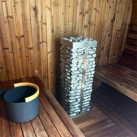 HUUM STEEL 11 — Slim Electric Sauna Heater (10.5kW)