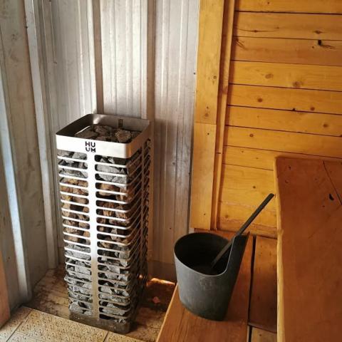 HUUM STEEL 11 — Slim Electric Sauna Heater (10.5kW)