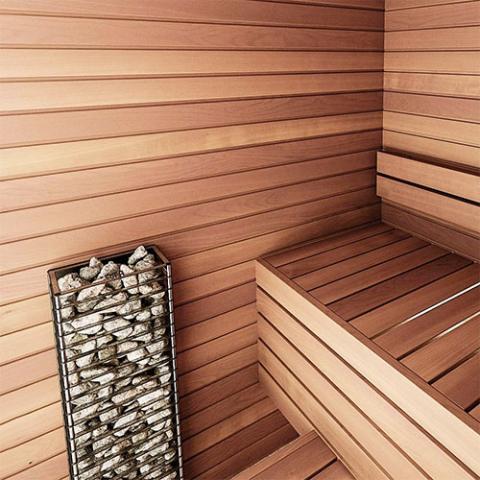 HUUM CLIFF Mini 4 — Wall-Mounted Electric Sauna Heater (4kW)