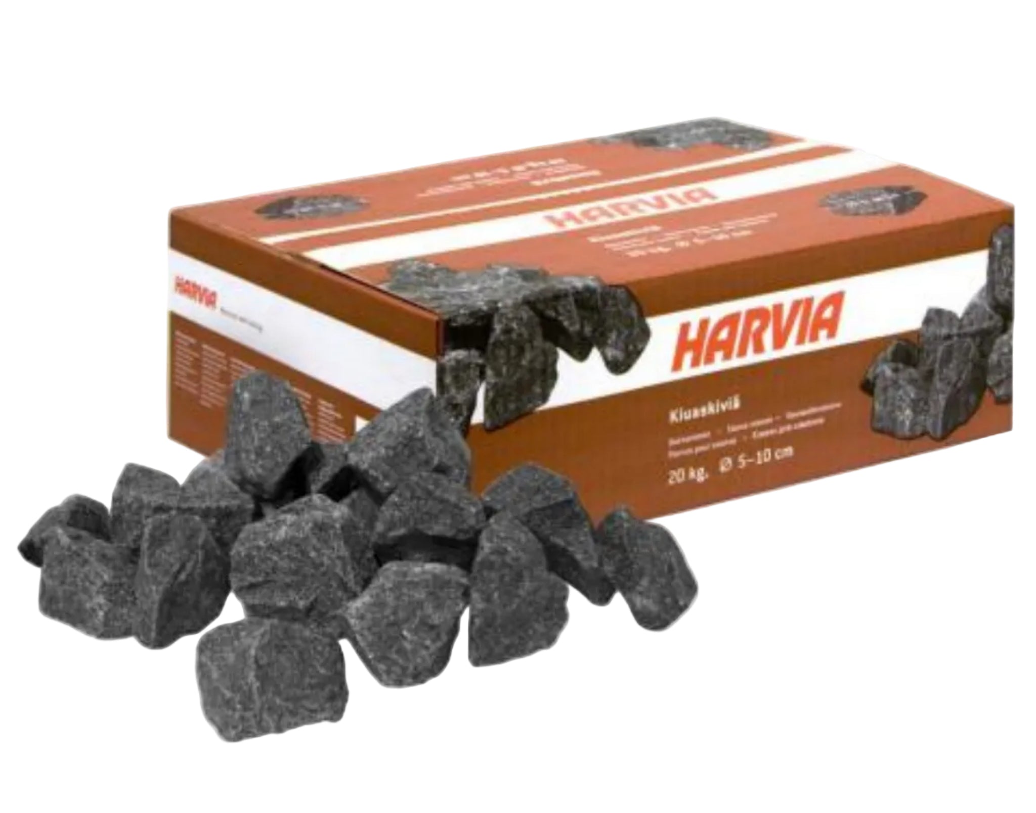 Harvia AC3020 Split-Face Sauna Heater Stones (10–15 cm)