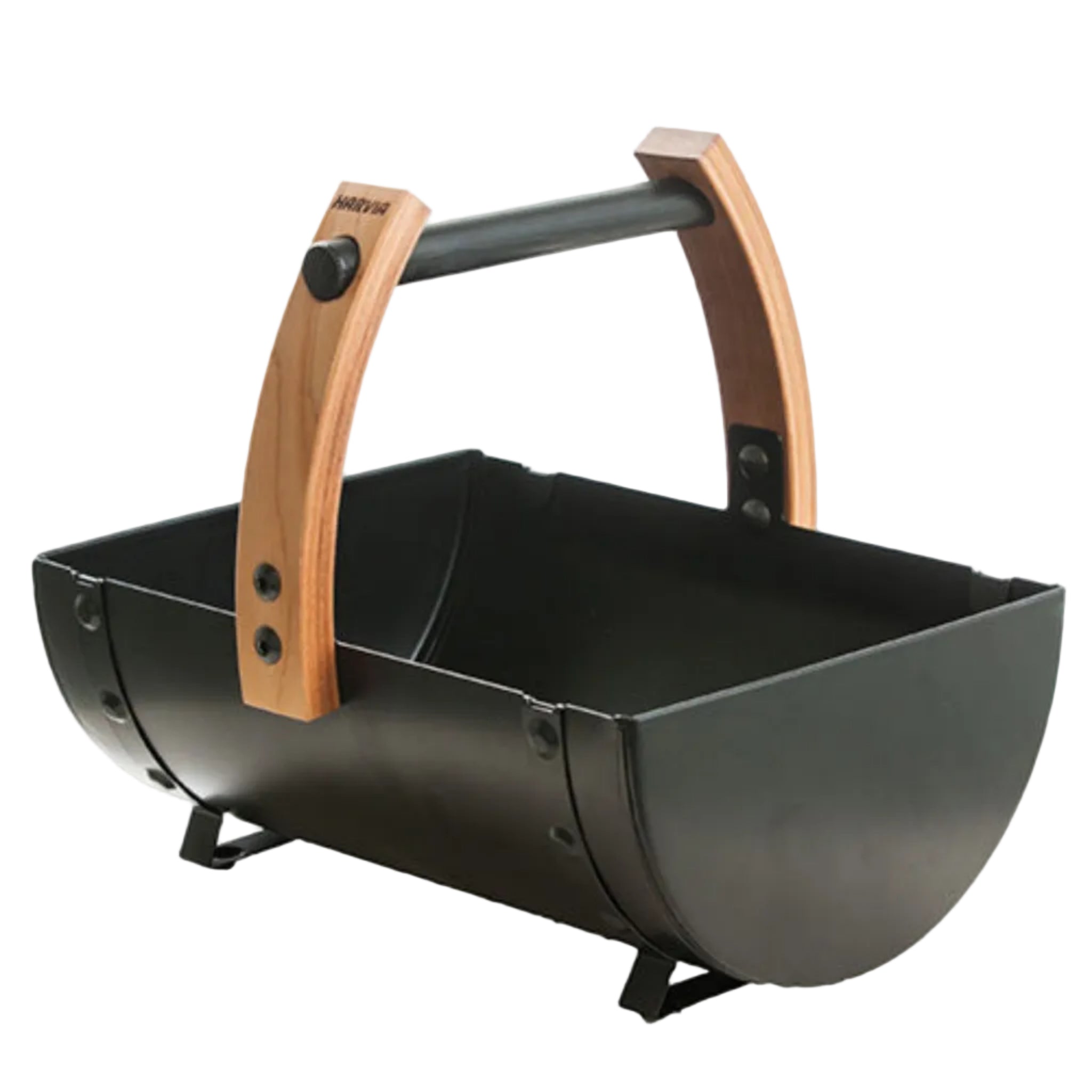 Harvia Legend Sauna Bucket (Black Steel & Thermo-Aspen Handle)