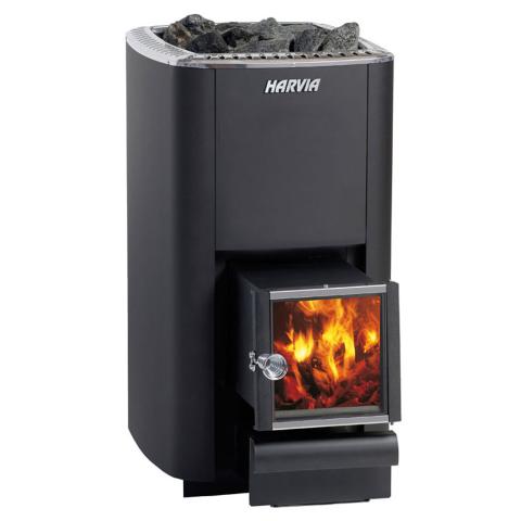 Harvia M3 SL 16.5kW Wood Burning Sauna Stove with Exterior Feed