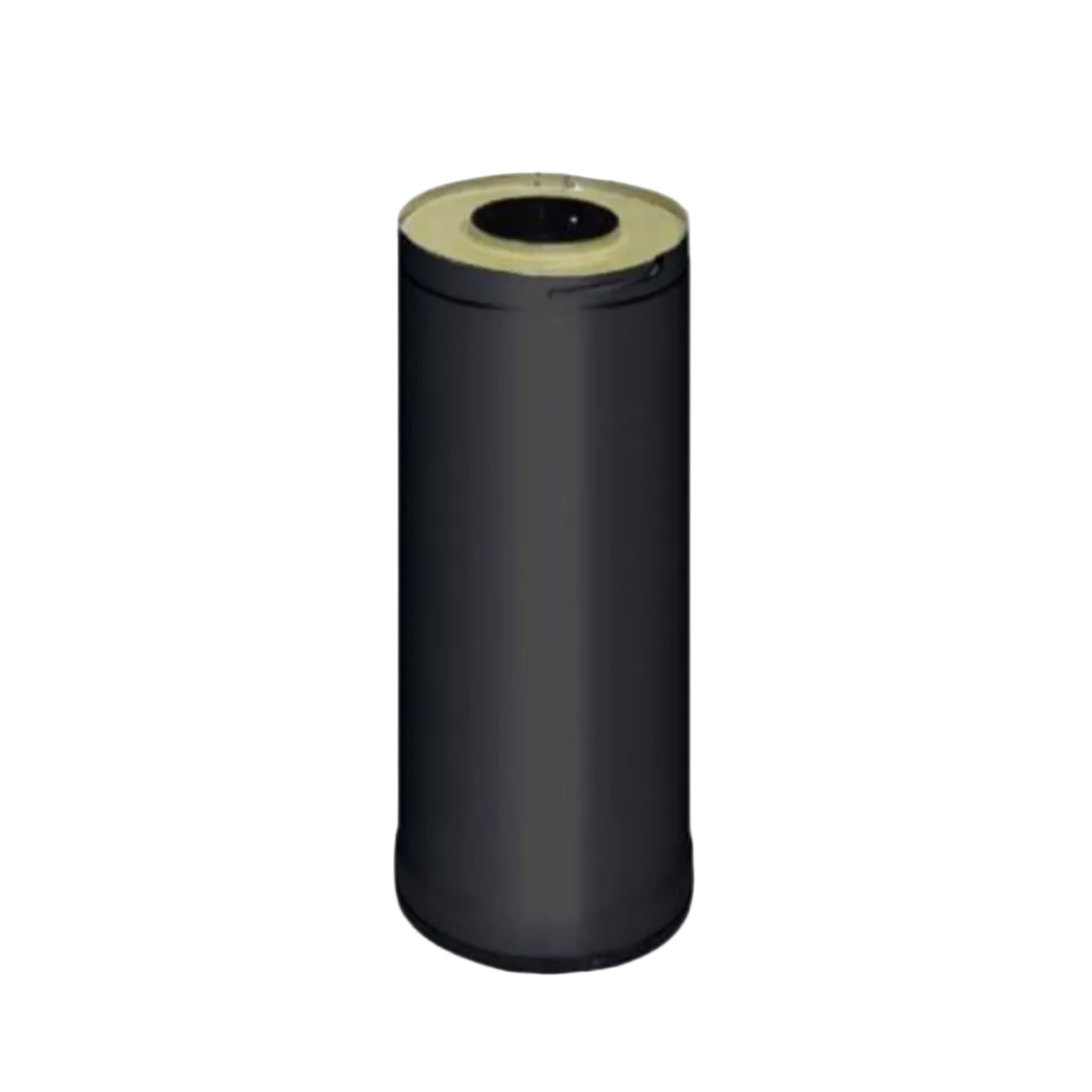 Harvia WHP500M Chimney Extension (500mm Black Steel Sauna Stove Extension Pipe)