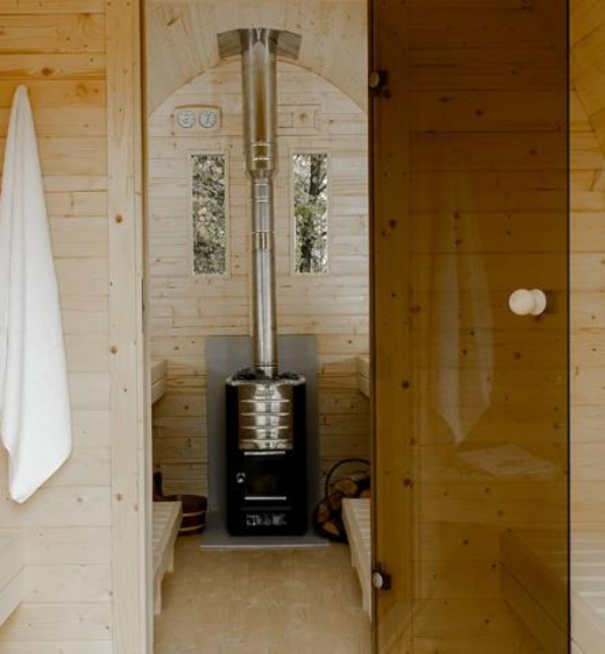 Harvia WHP1500 Sauna Chimney Kit (1500mm – Stainless Steel)