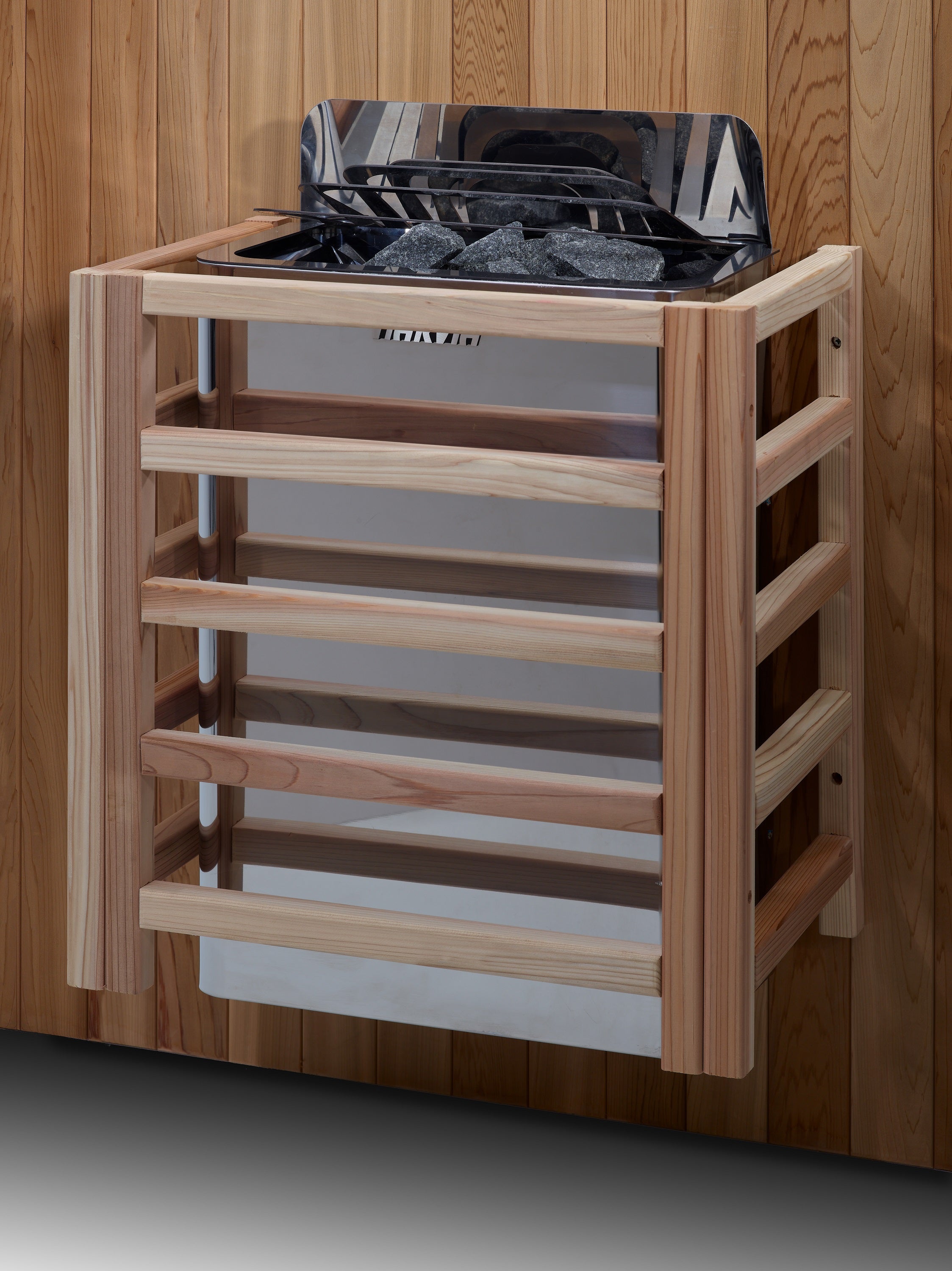 Golden Designs “Soria” 3 Person Hybrid Sauna – Full Spectrum Infrared + Harvia Stove (GDI-8330-01)