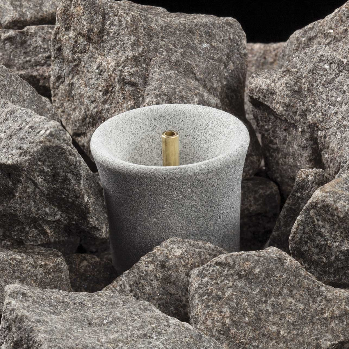 Hukka Sisukas Sauna Fountain & Essence Diffuser, Single Pillar, Small — photo from Hukka