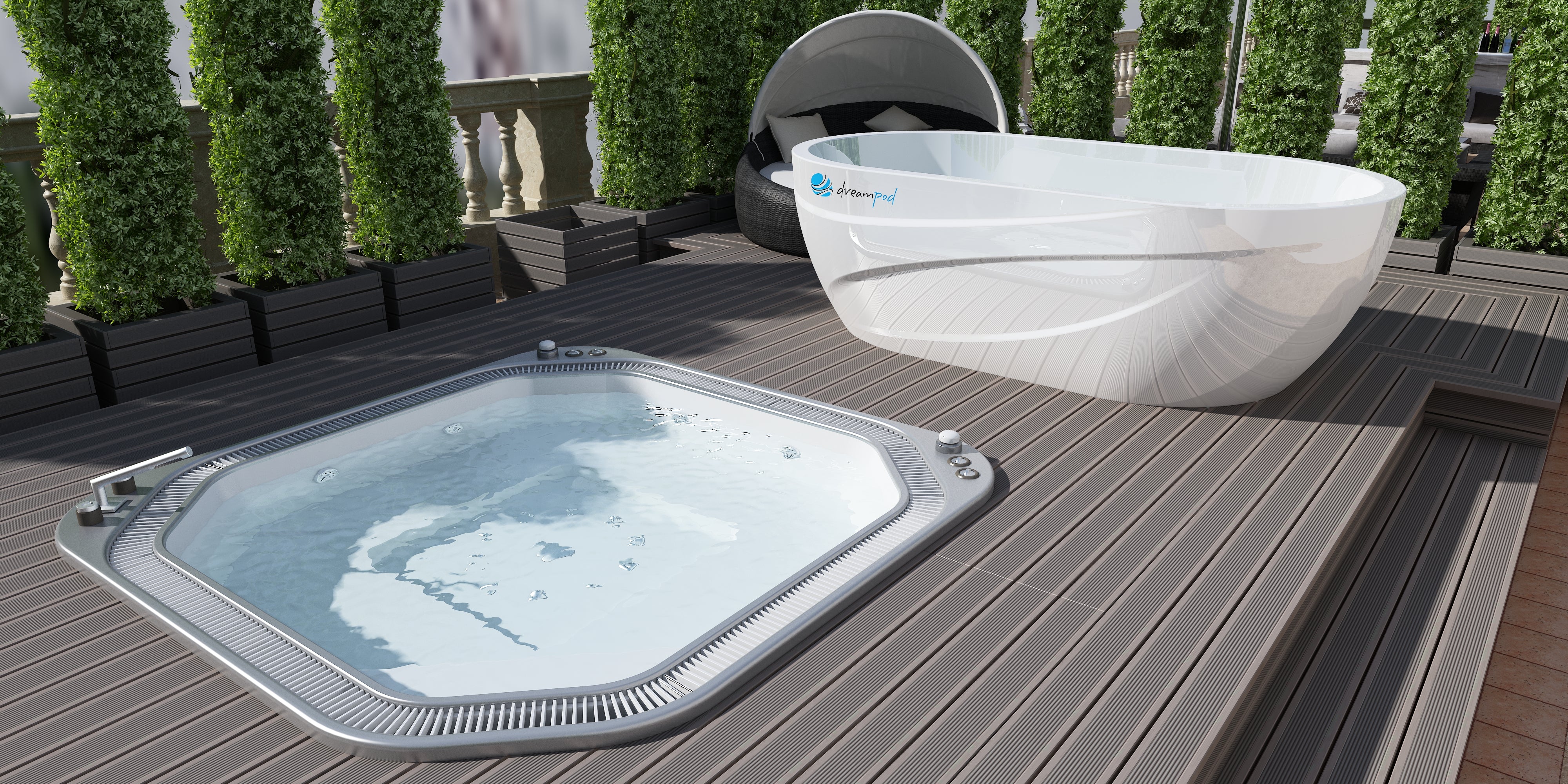 Dreampod Ice Bath with Integrated Chiller