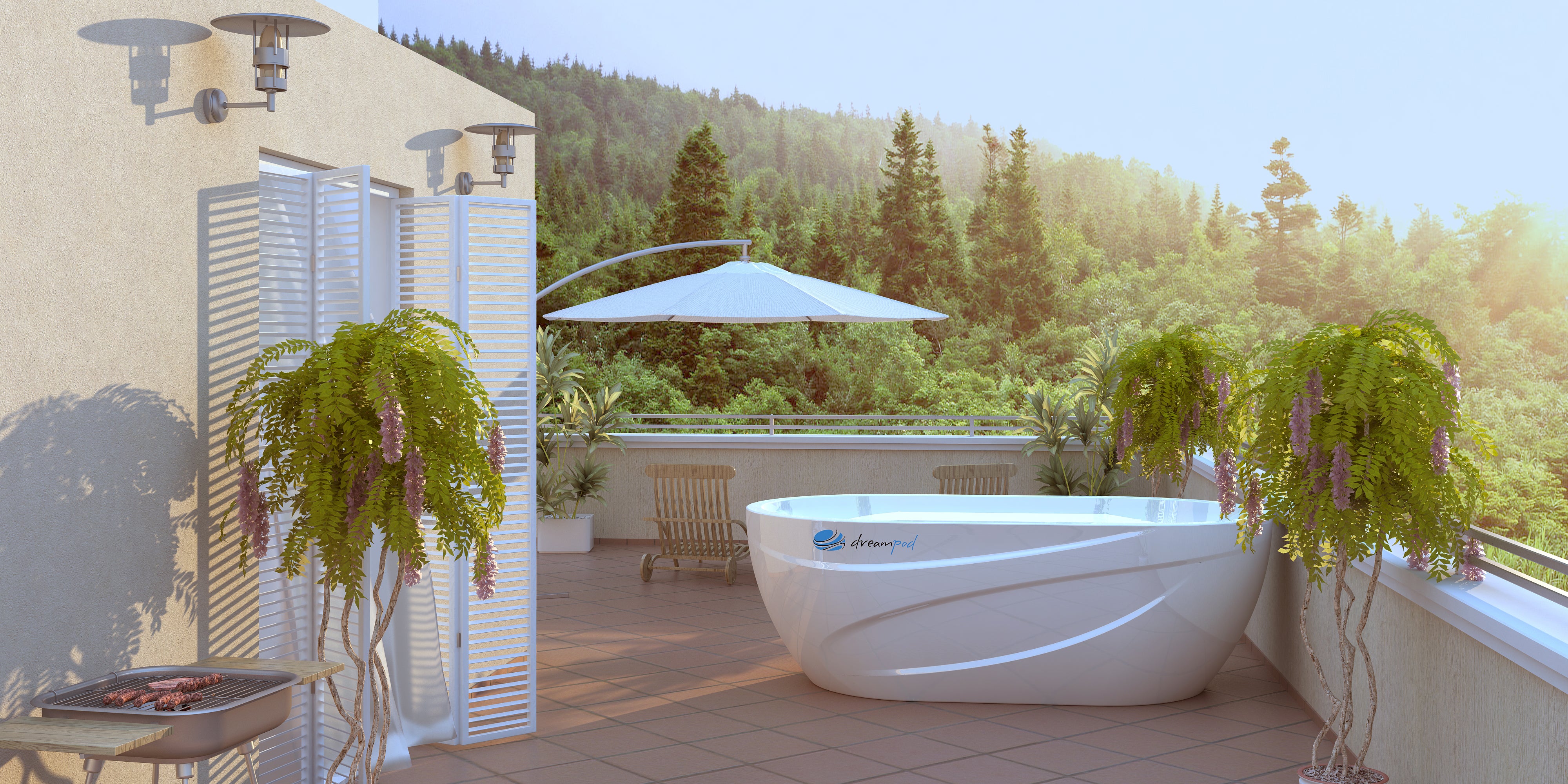 Dreampod Ice Bath with Integrated Chiller