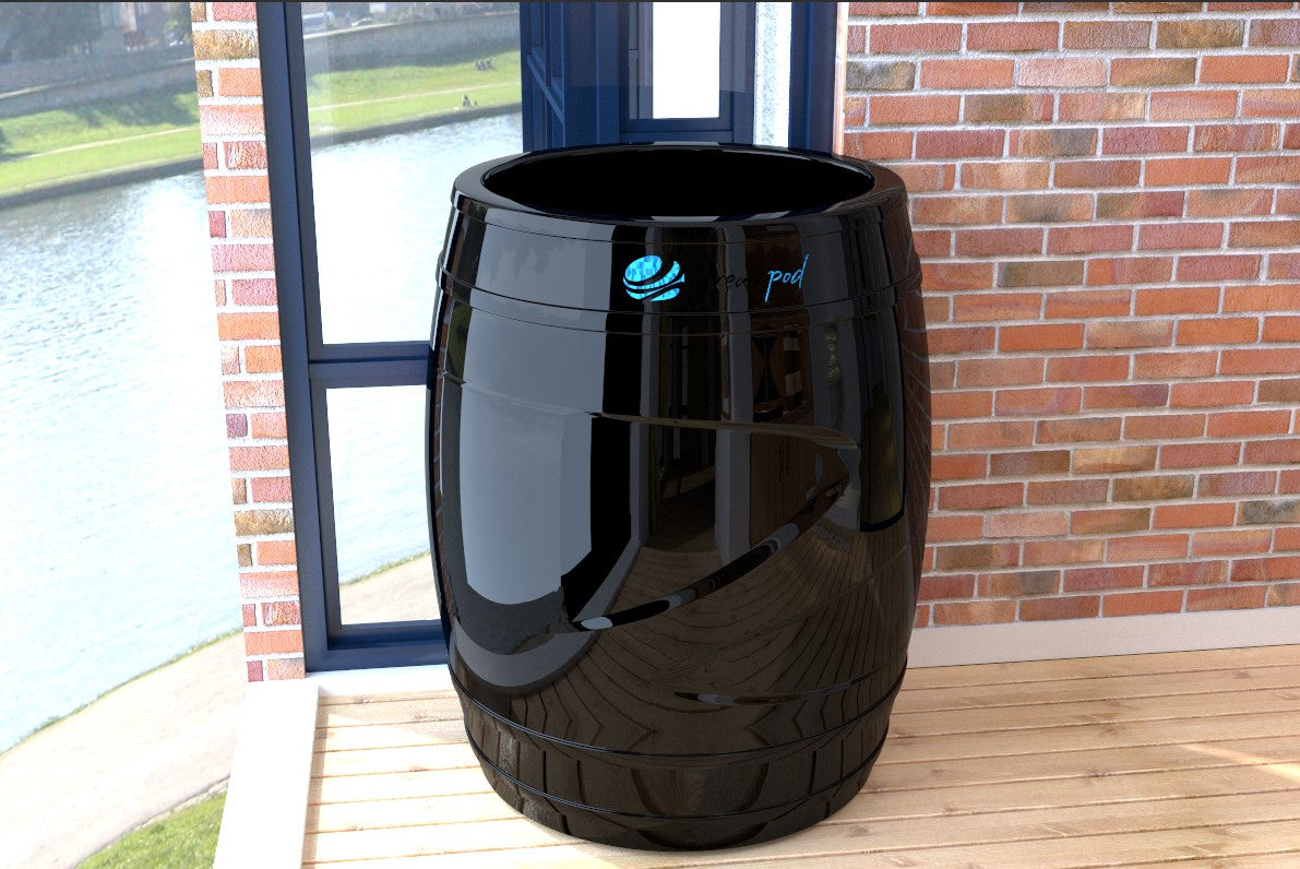 Dreampod Cold Plunge Barrel with Chiller (Black)