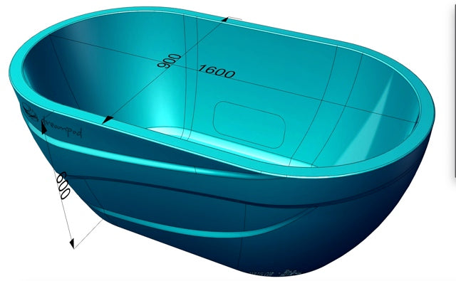 Dreampod Ice Bath with Integrated Chiller