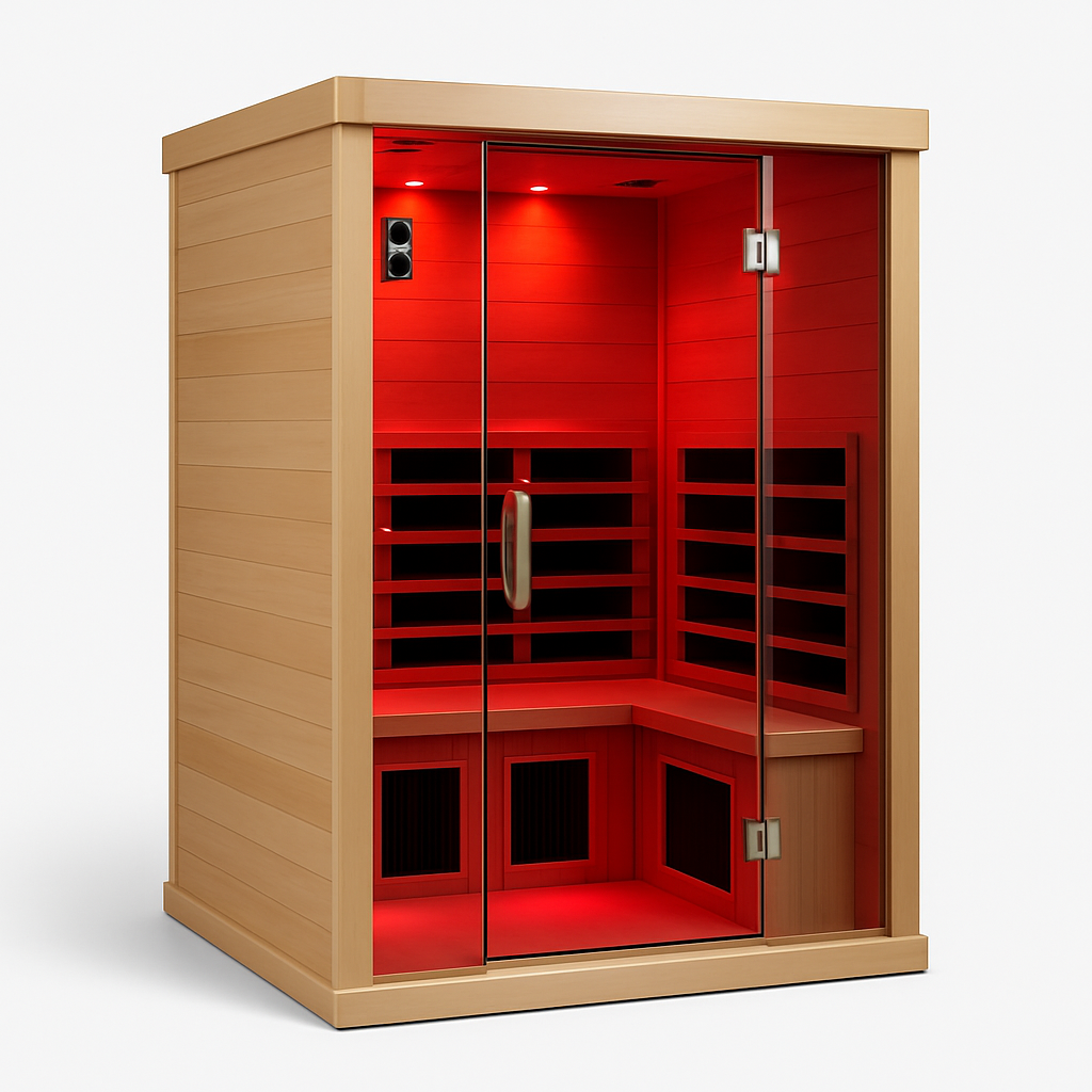 RecoveryLux Clermont 2-Person Indoor Infrared Sauna