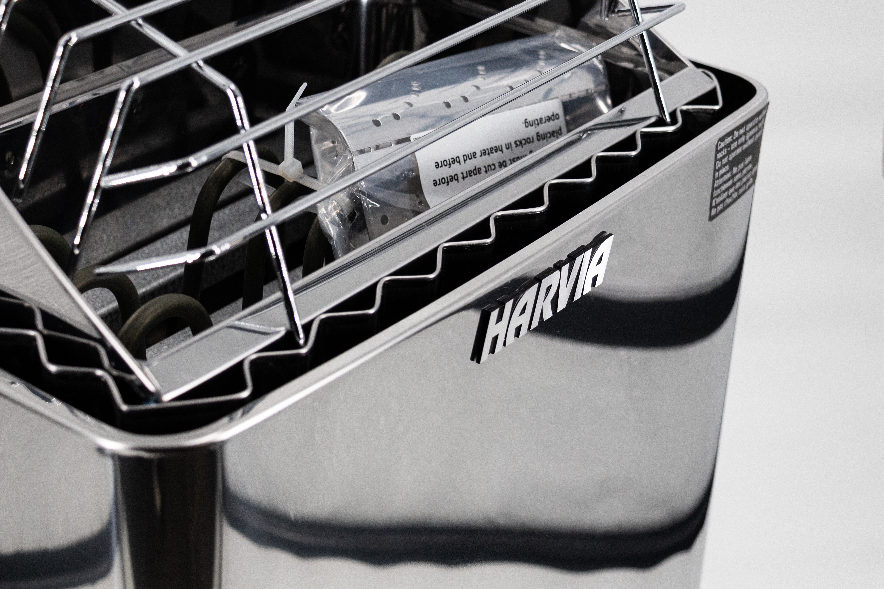 Harvia KIP60B Sauna Heater – 6kW Wall-Mounted Electric Sauna Heater with Built-In Time & Temperature Controls (240V, 1PH)